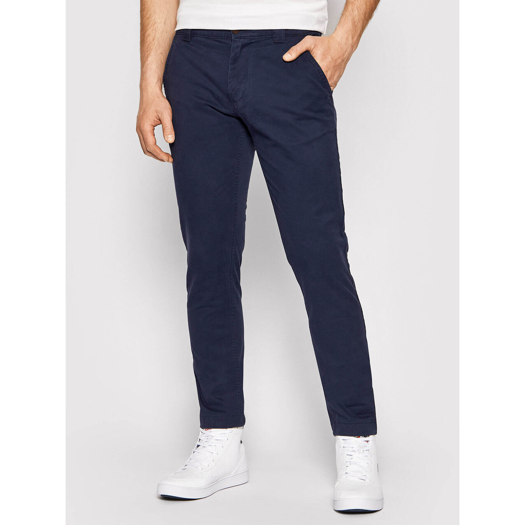 Tommy Jeans Chinos Tjm Scanton DM0DM09595 Sötétkék Slim Fit - Pepit.hu