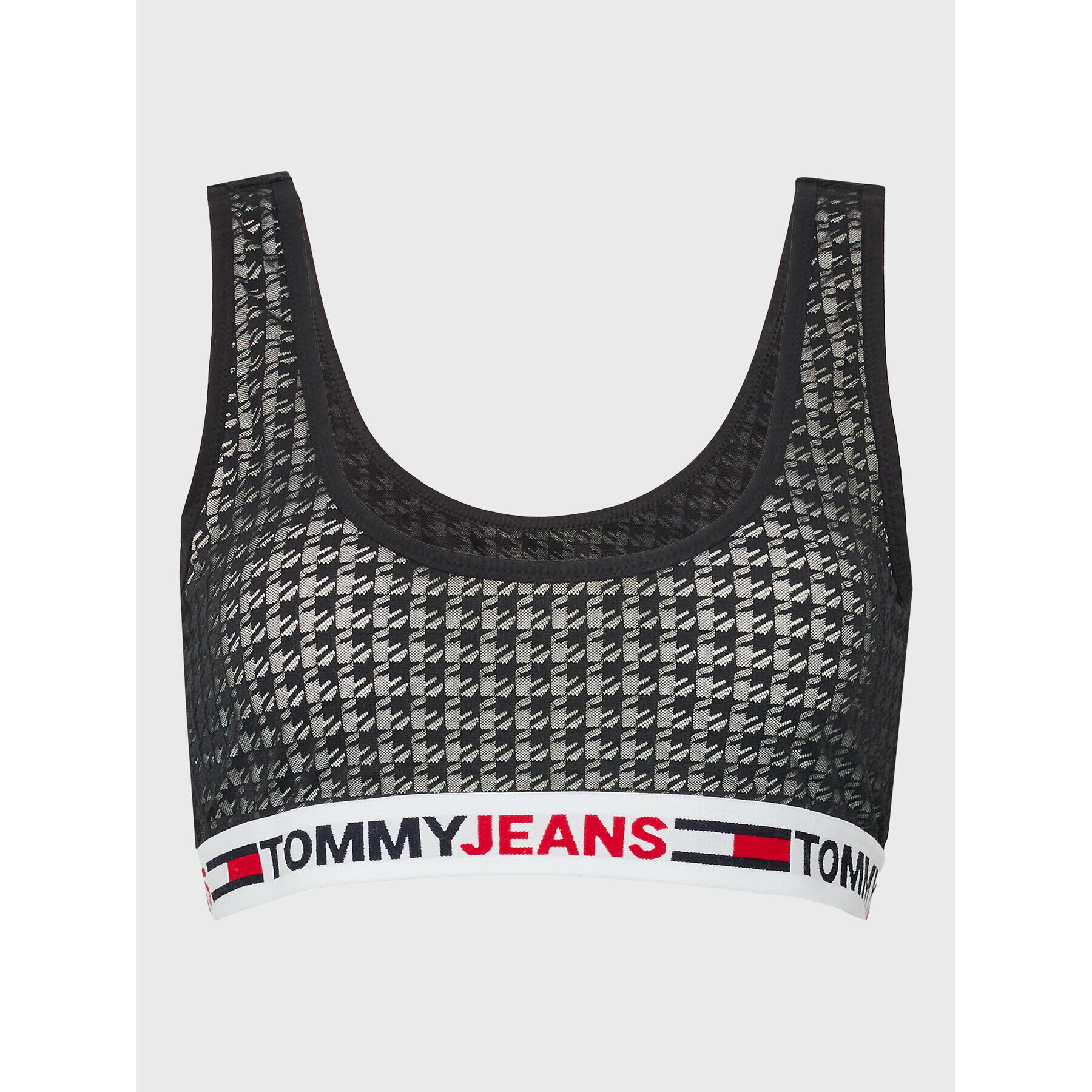 Tommy Jeans Curve Melltartó felső UW0UW04012 Fekete - Pepit.hu