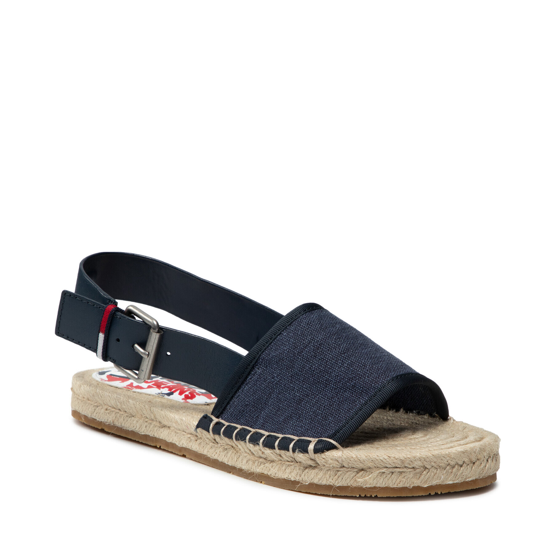 Tommy Jeans Espadrilles Essential Flat Sandal EN0EN01437 Sötétkék - Pepit.hu