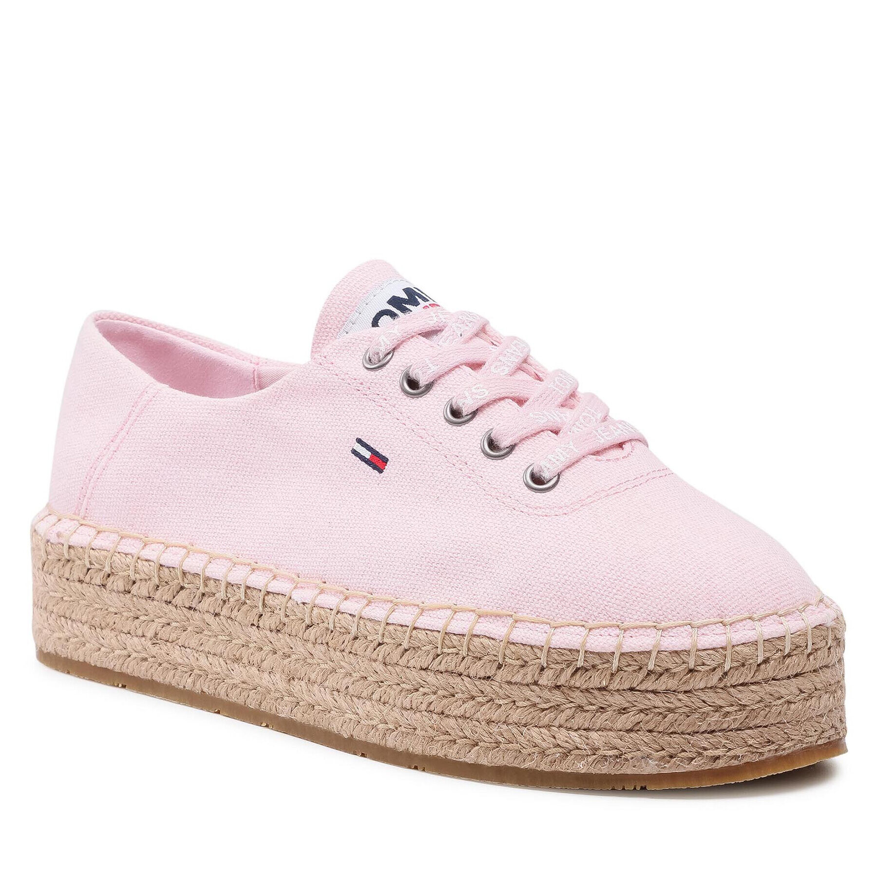 Tommy Jeans Espadrilles Essential Flatform Espadrille EN0EN01434 Rózsaszín - Pepit.hu