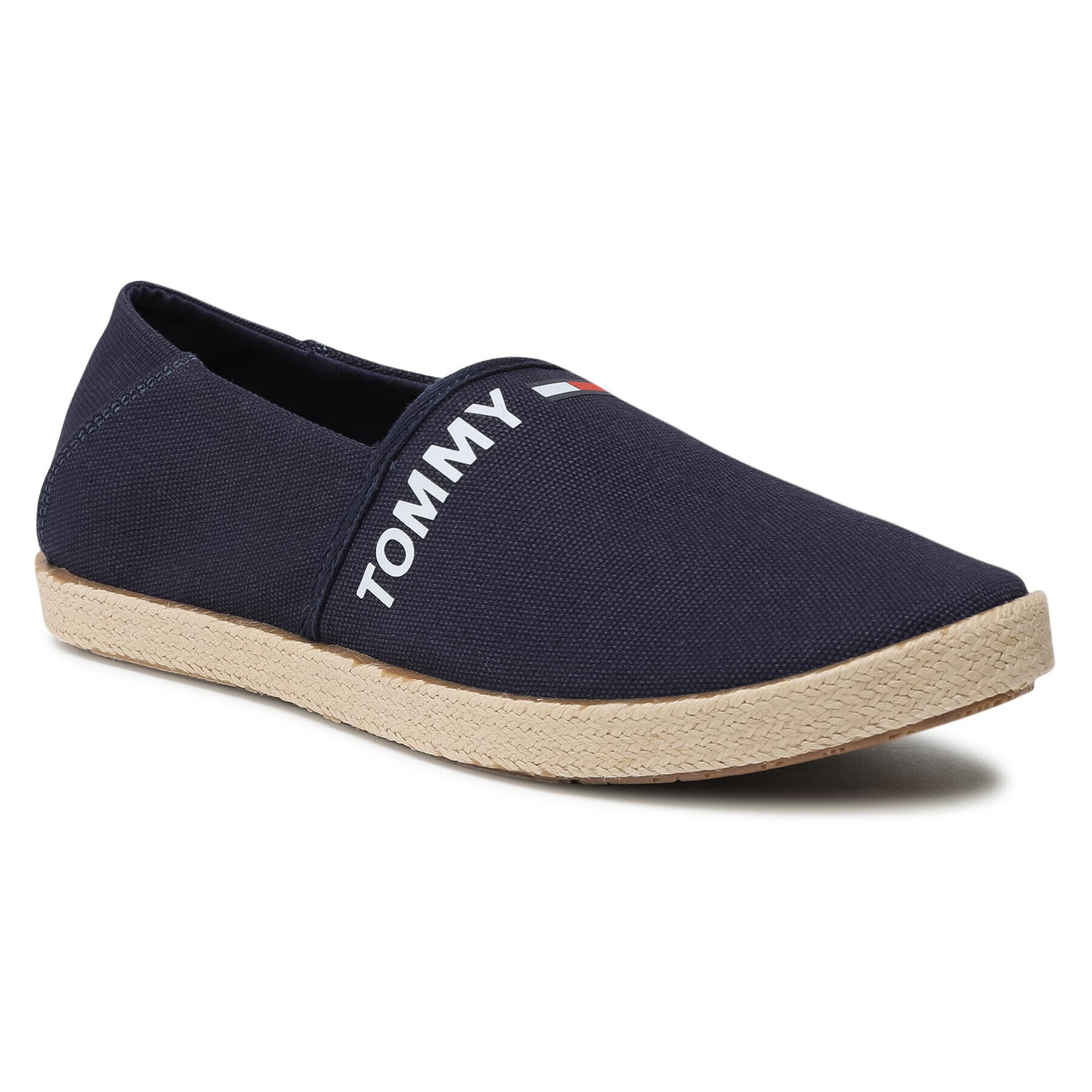 Tommy Jeans Espadrilles Logo Espadrille EM0EM00676C87 Sötétkék - Pepit.hu