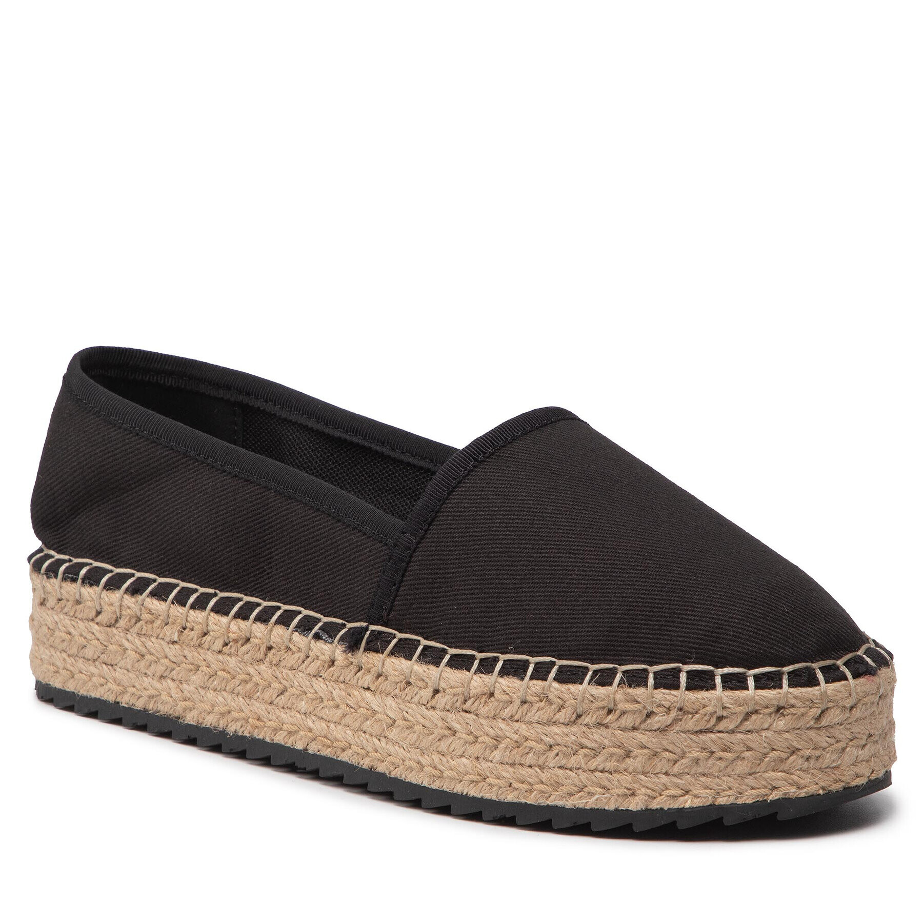 Tommy Jeans Espadrilles Platform Espadrille EN0EN01832 Fekete - Pepit.hu