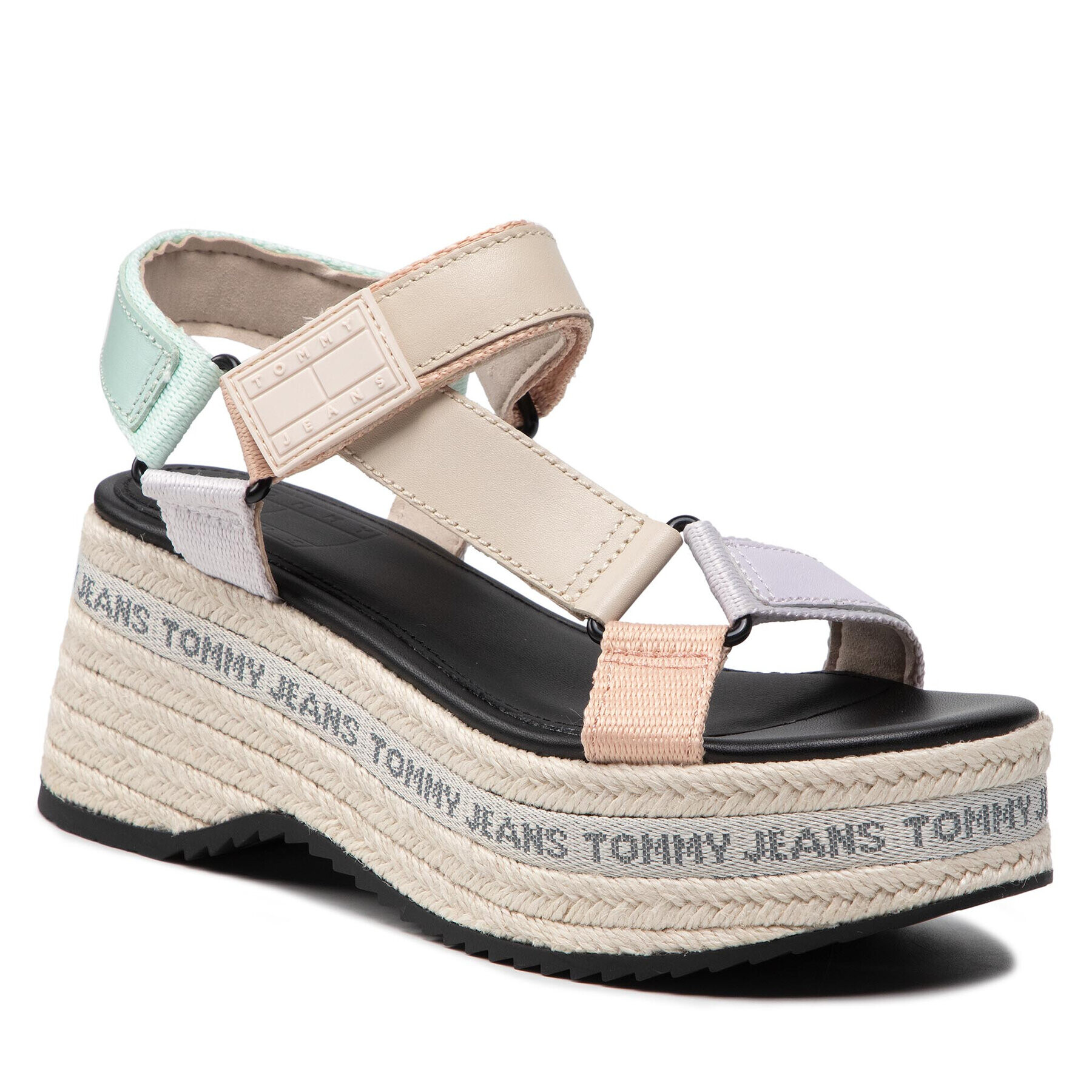 Tommy Jeans Espadrilles Wedge Sandal EN0EN01810 Színes - Pepit.hu