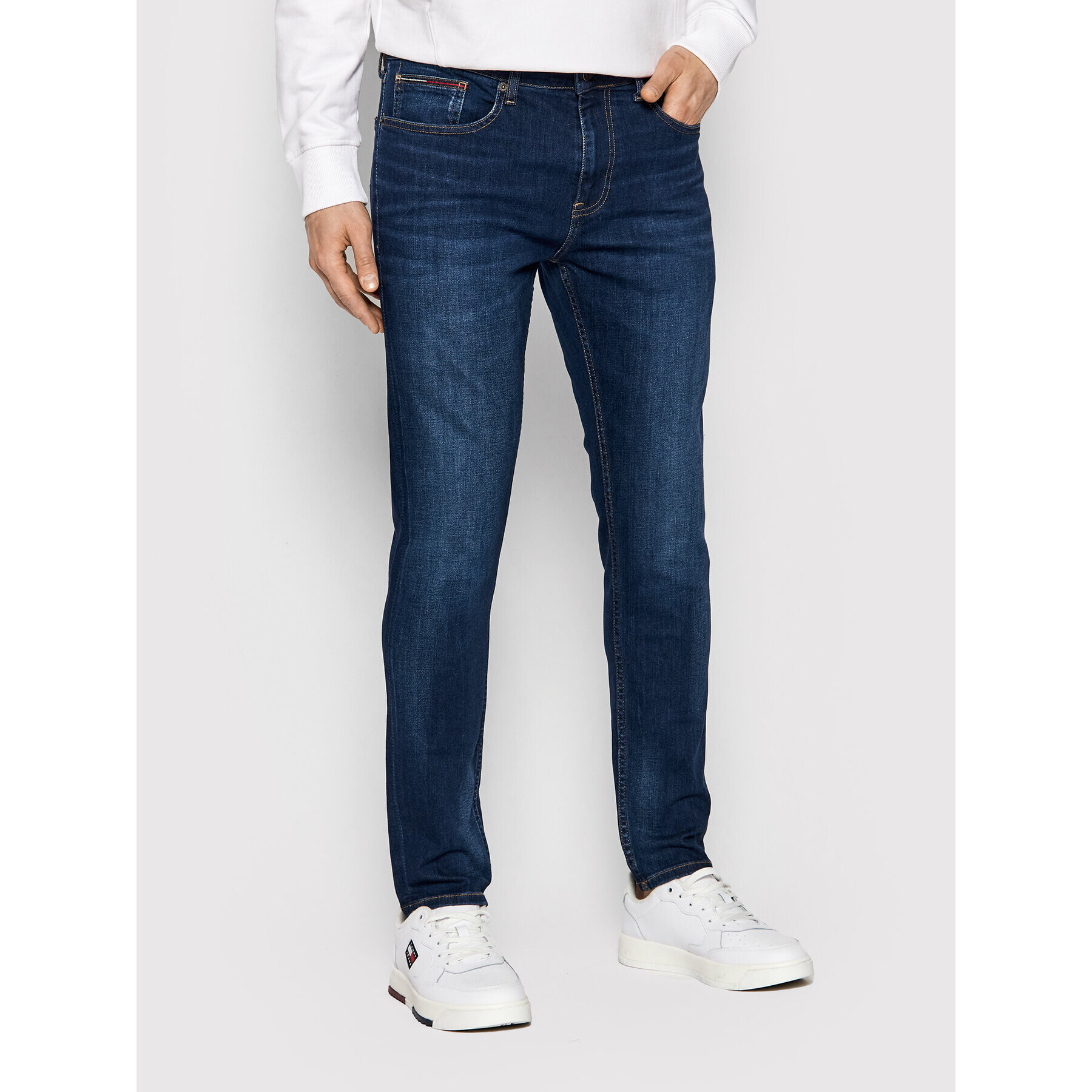 Tommy Jeans Farmer Austin DM0DM09552 Kék Slim Tapered Fit - Pepit.hu