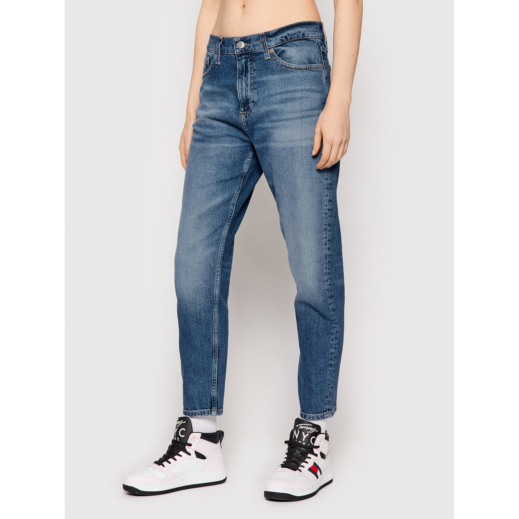 Tommy Jeans Farmer Izzie DW0DW10905 Kék Straight Fit - Pepit.hu