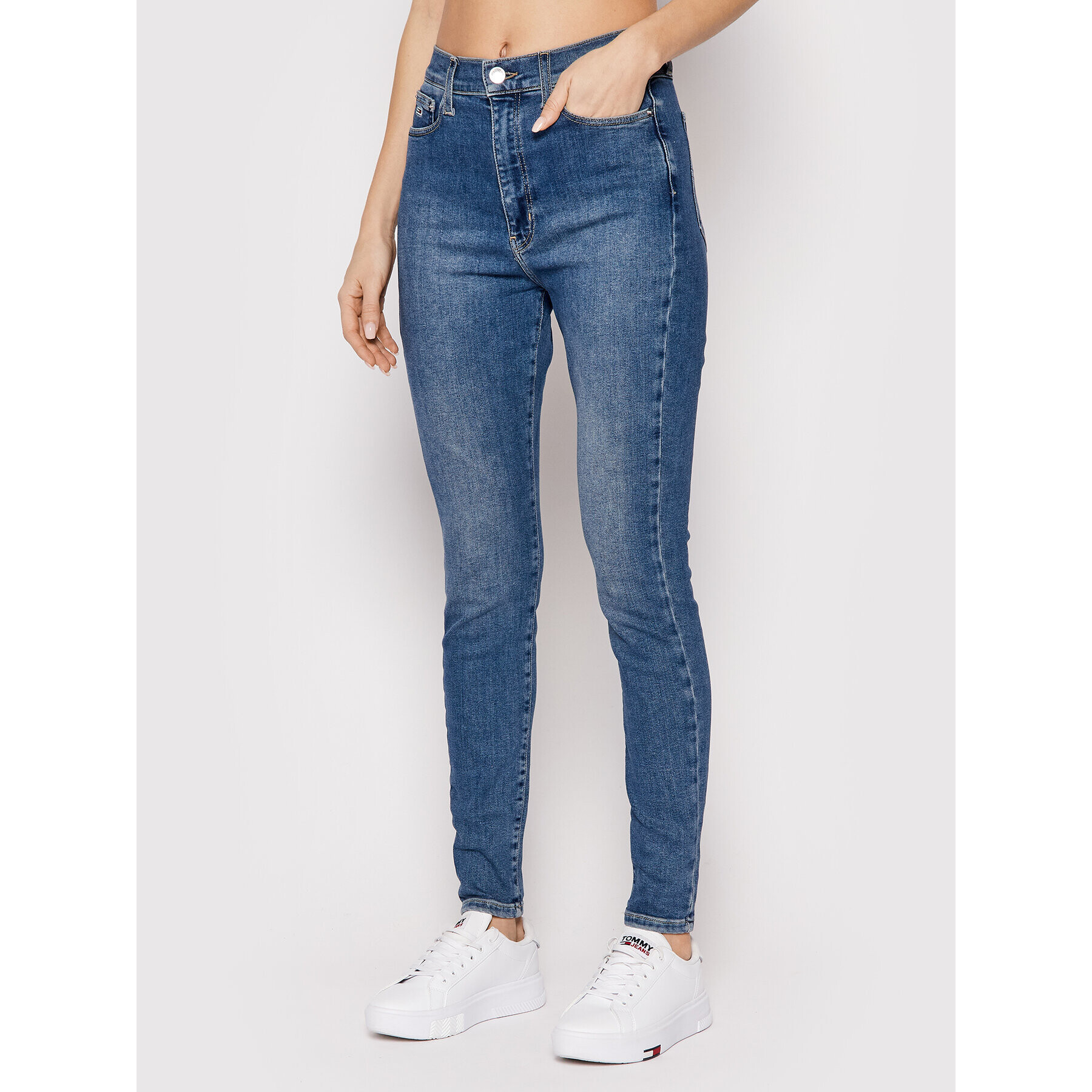 Tommy Jeans Farmer Melany DW0DW11585 Sötétkék Skinny Fit - Pepit.hu