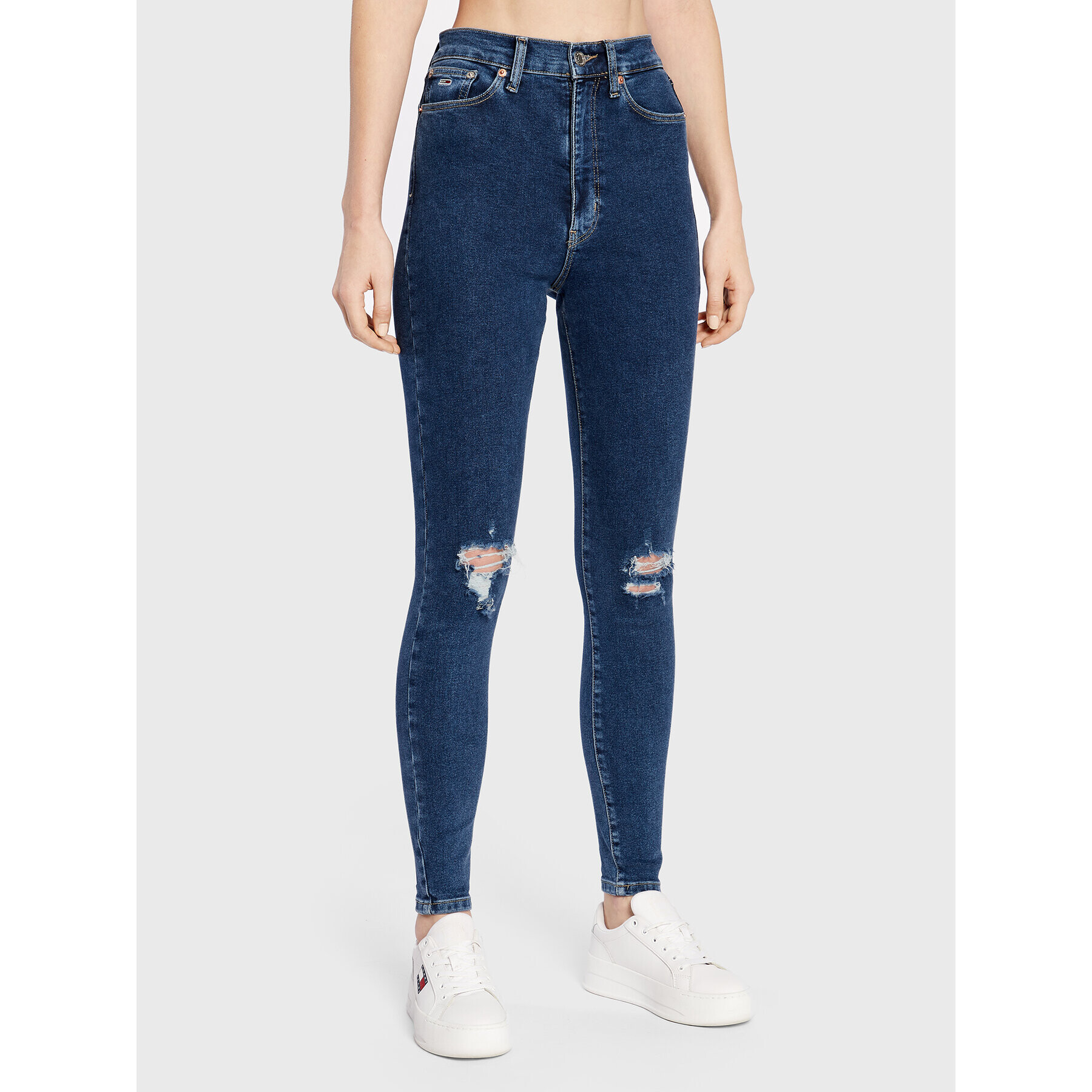 Tommy Jeans Farmer Melany DW0DW14104 Sötétkék Super Skinny Fit - Pepit.hu