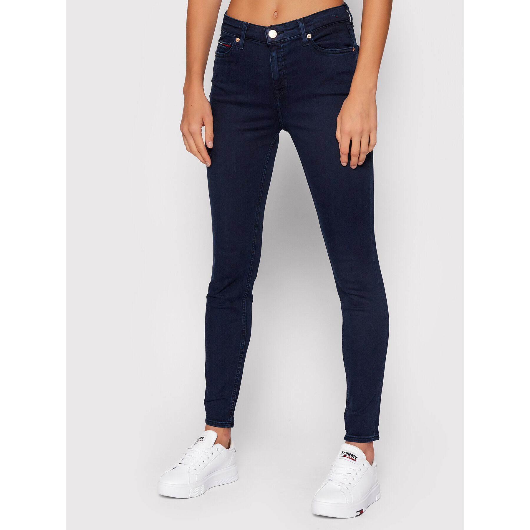 Tommy Jeans Farmer Nora DW0DW09209 Sötétkék Skinny Fit - Pepit.hu