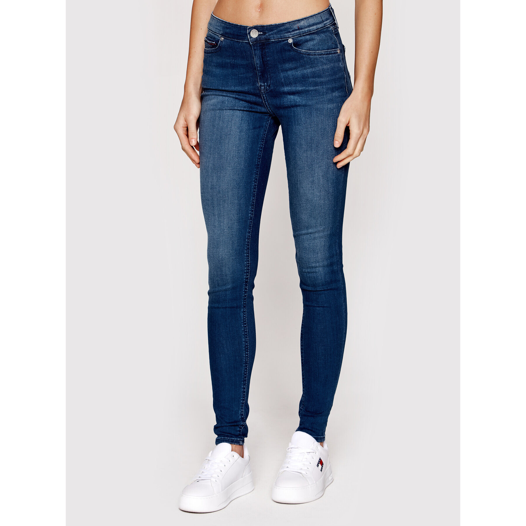 Tommy Jeans Farmer Nora DW0DW09213 Sötétkék Skinny Fit - Pepit.hu