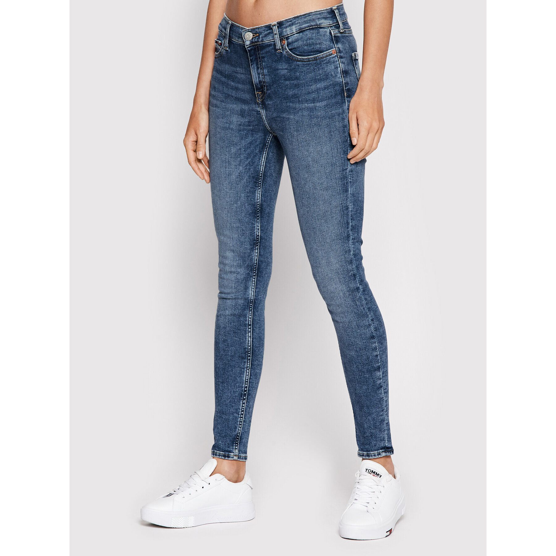 Tommy Jeans Farmer Nora DW0DW11599 Sötétkék Skinny Fit - Pepit.hu