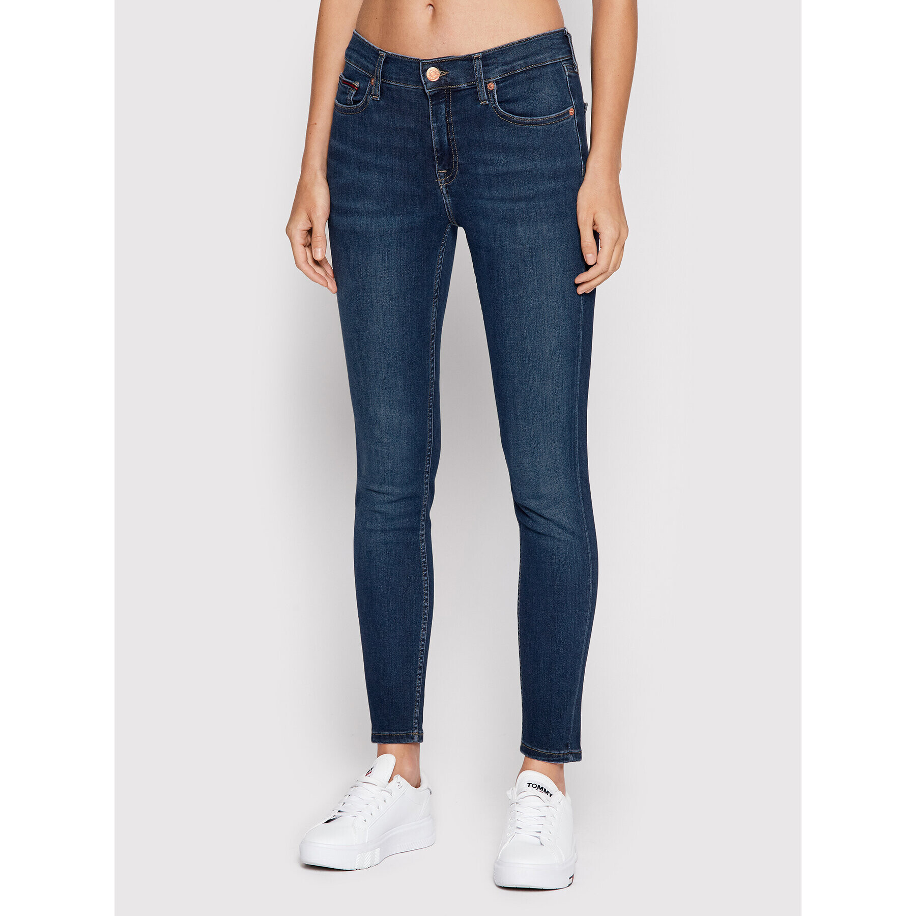 Tommy Jeans Farmer Nora DW0DW11602 Sötétkék Skinny Fit - Pepit.hu