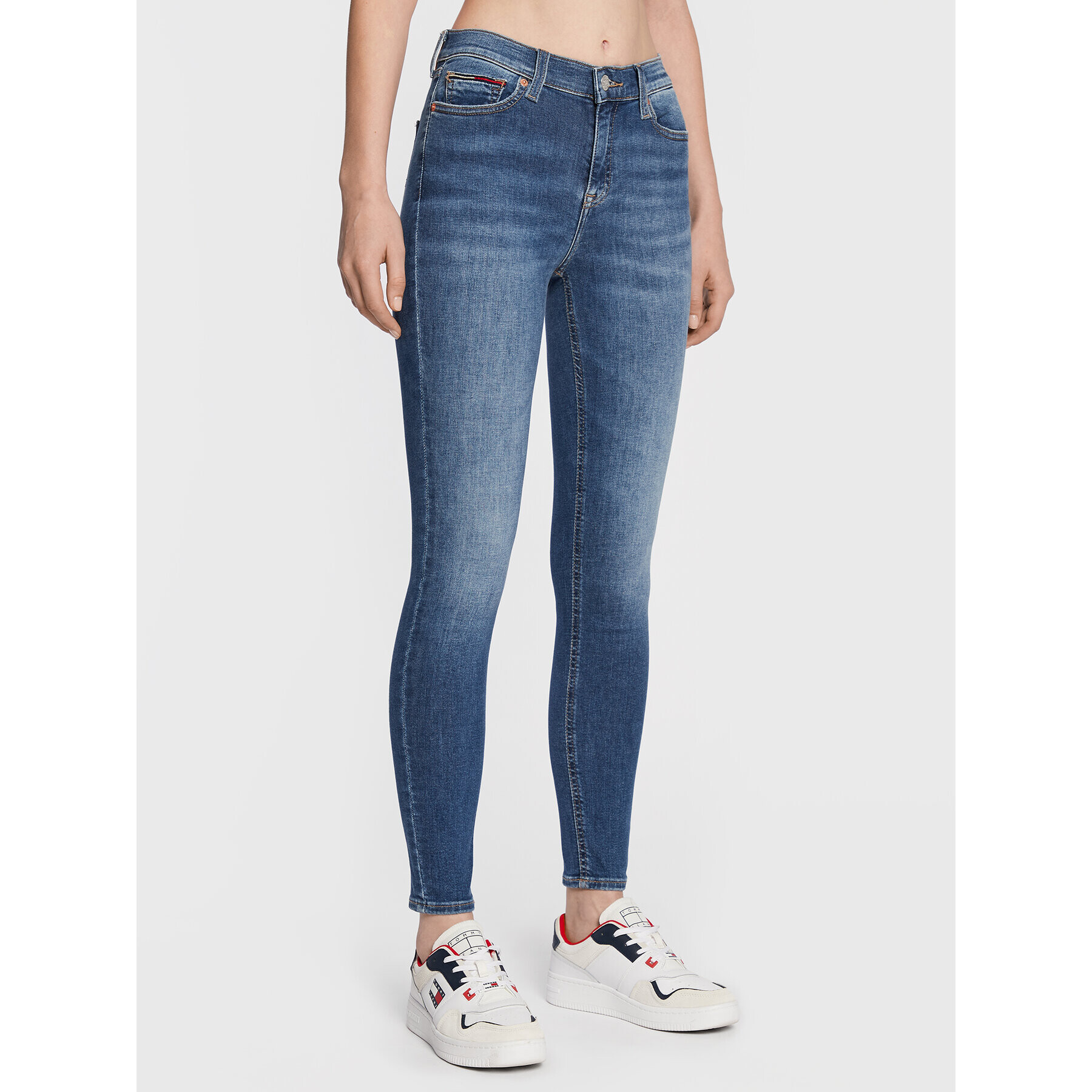 Tommy Jeans Farmer Nora DW0DW14093 Sötétkék Skinny Fit - Pepit.hu