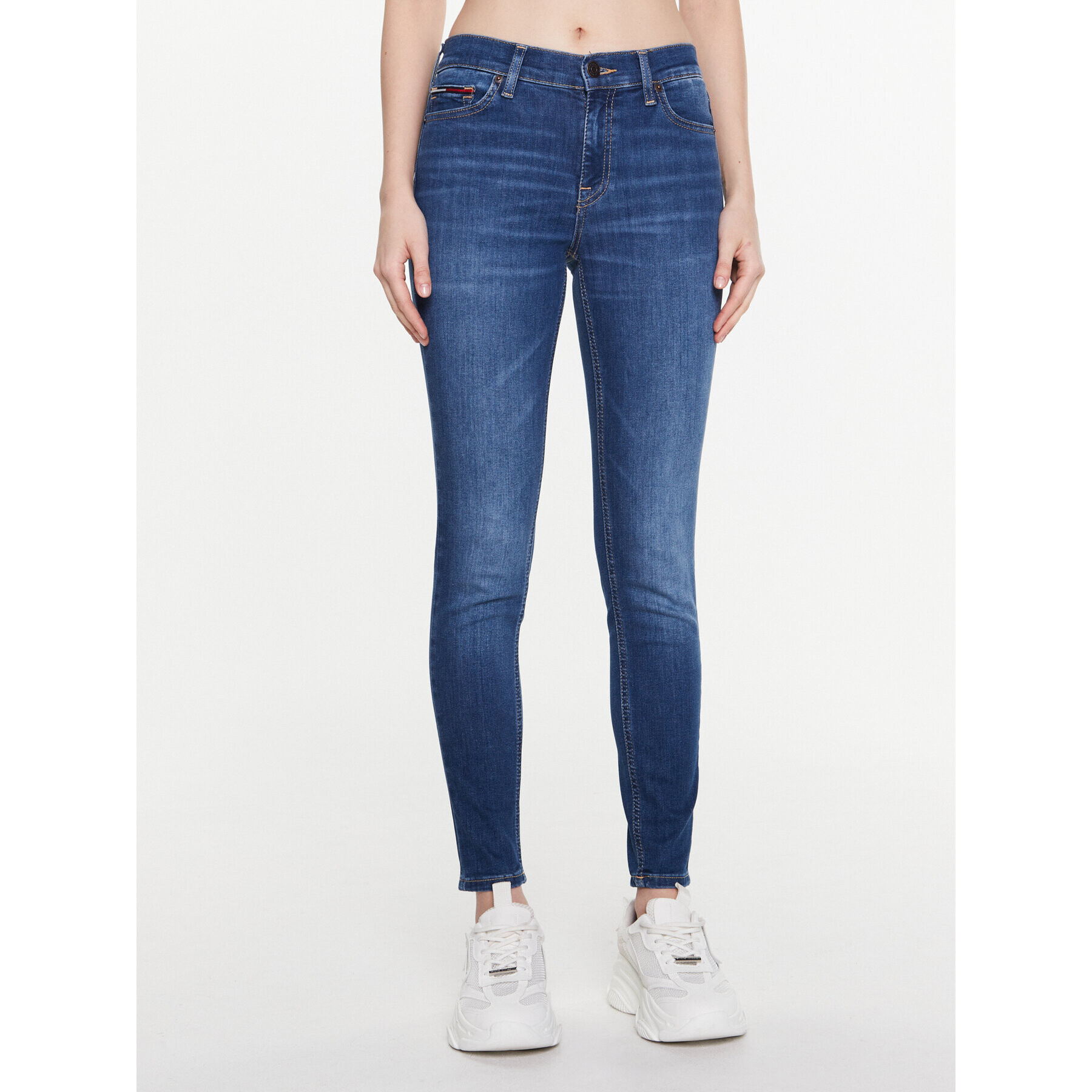 Tommy Jeans Farmer Nora DW0DW15489 Sötétkék Skinny Fit - Pepit.hu