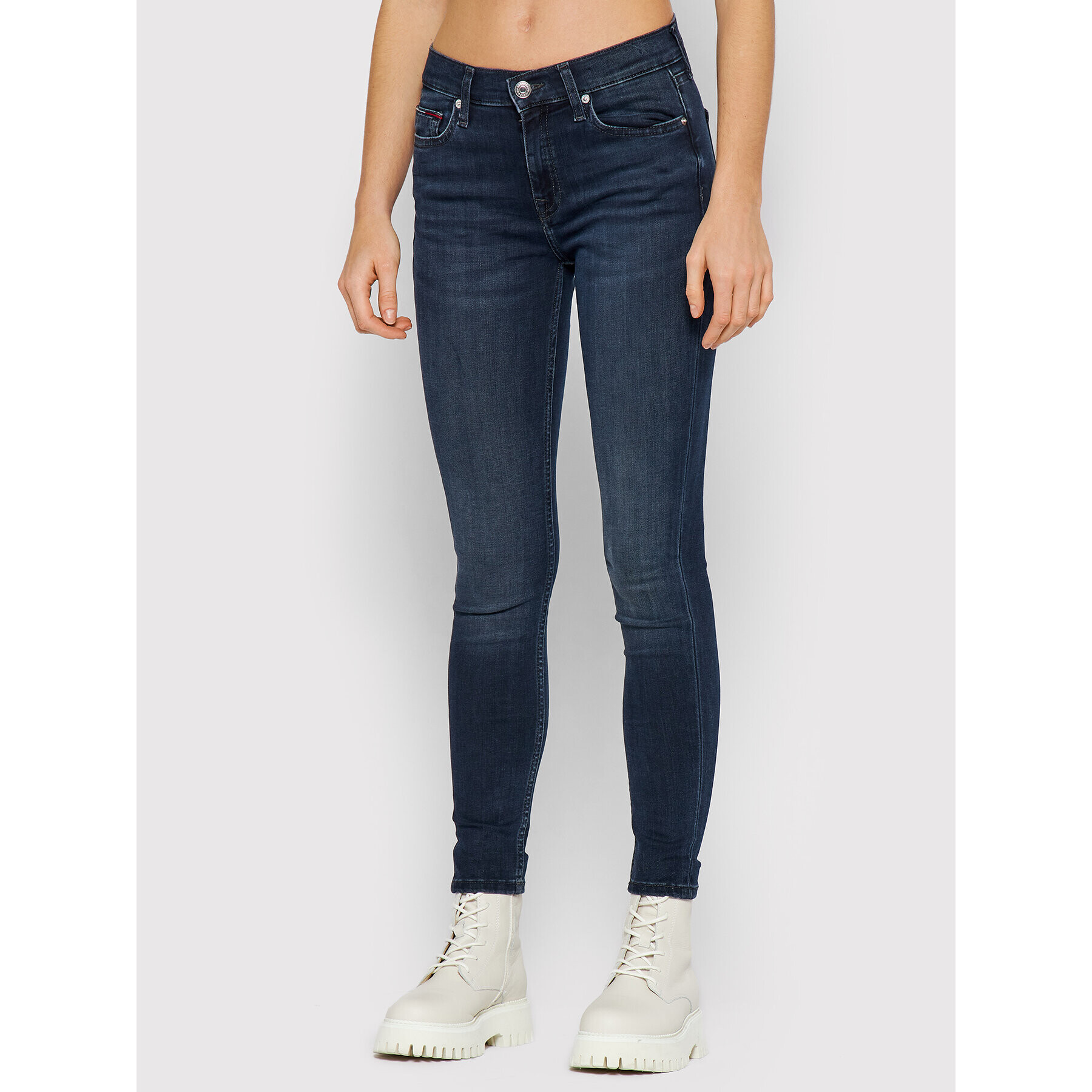 Tommy Jeans Farmer Nora Mid Rise DW0DW10867 Sötétkék Skinny Fit - Pepit.hu