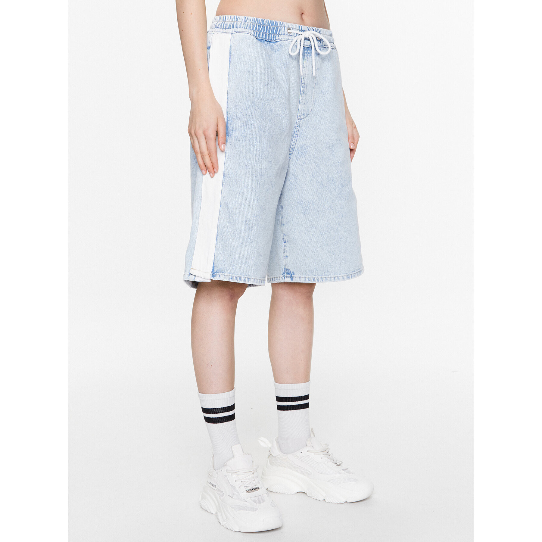 Tommy Jeans Farmer rövidnadrág Daisy DW0DW15610 Kék Baggy Fit - Pepit.hu