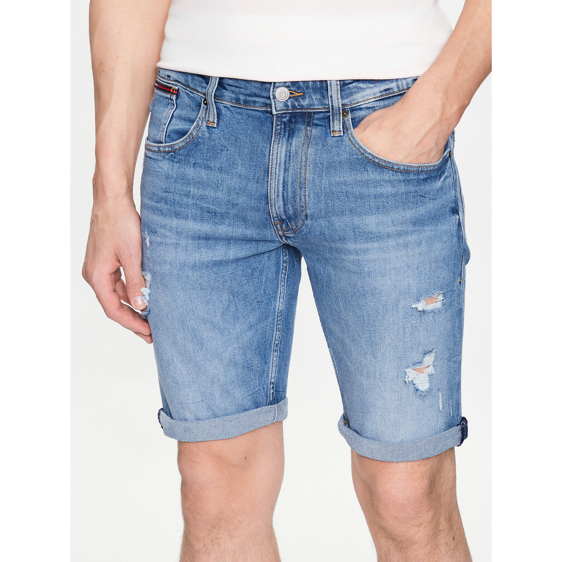 Tommy Jeans Farmer rövidnadrág Ronnie DM0DM16148 Kék Relaxed Fit - Pepit.hu