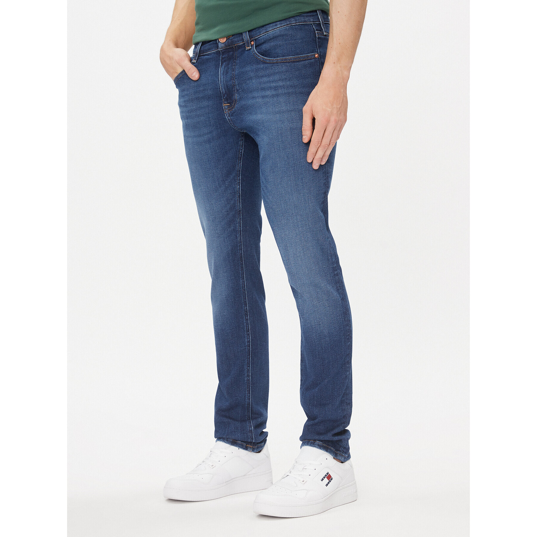 Tommy Jeans Farmer Scanton DM0DM16640 Sötétkék Slim Fit - Pepit.hu