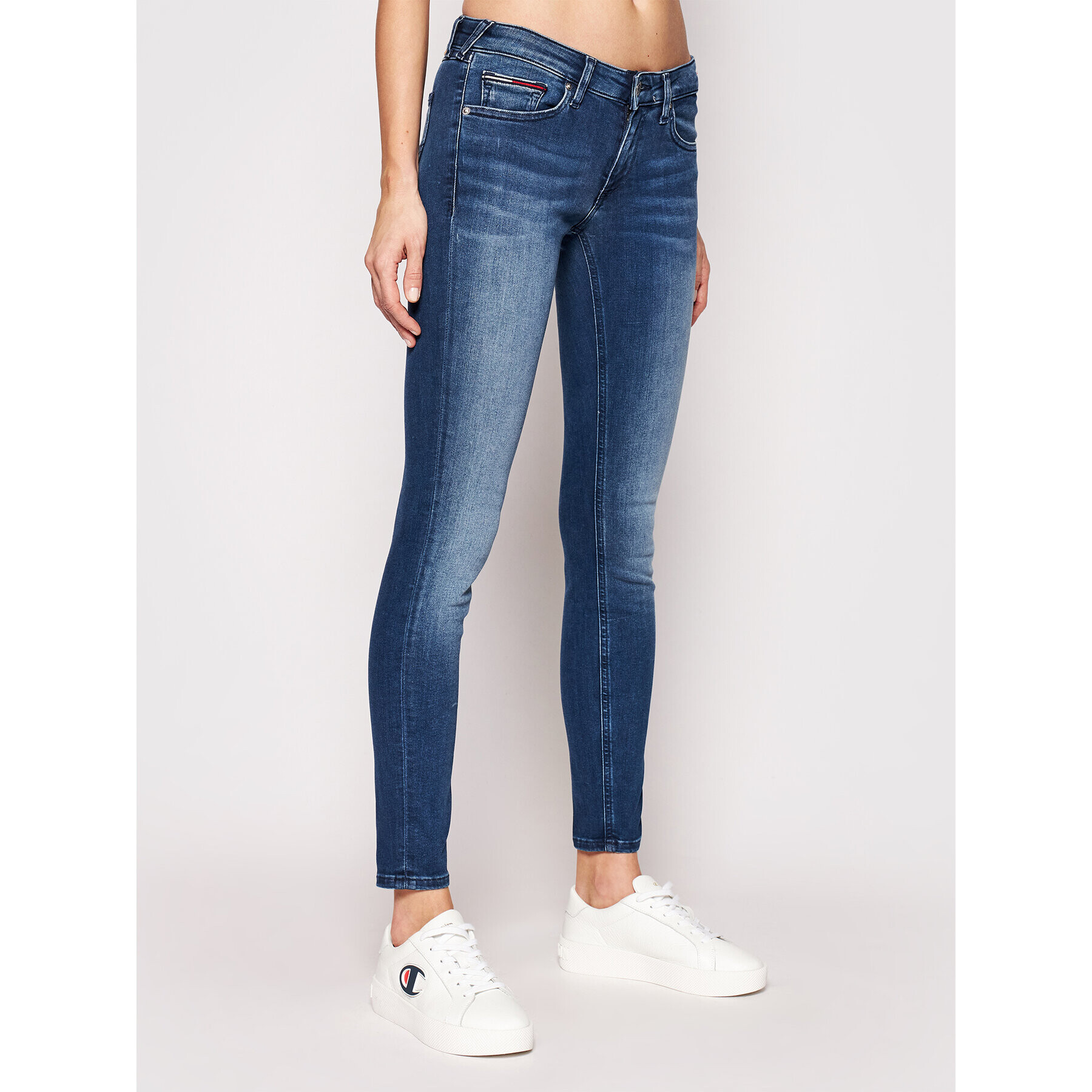 Tommy Jeans Farmer Sophie DW0DW09214 Sötétkék Skinny Fit - Pepit.hu