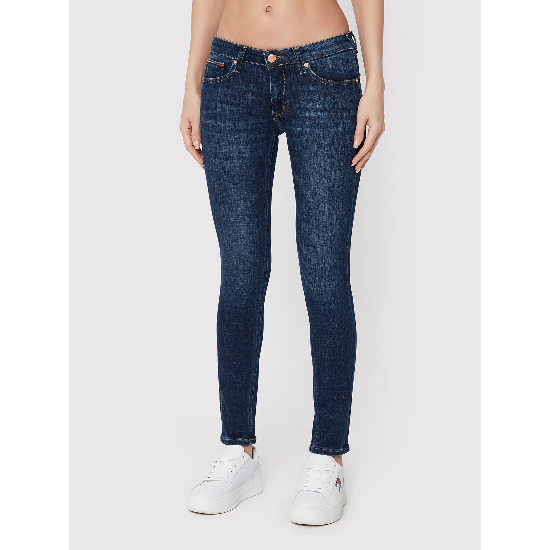 Tommy Jeans Farmer Sophie DW0DW13360 Sötétkék Skinny Fit - Pepit.hu