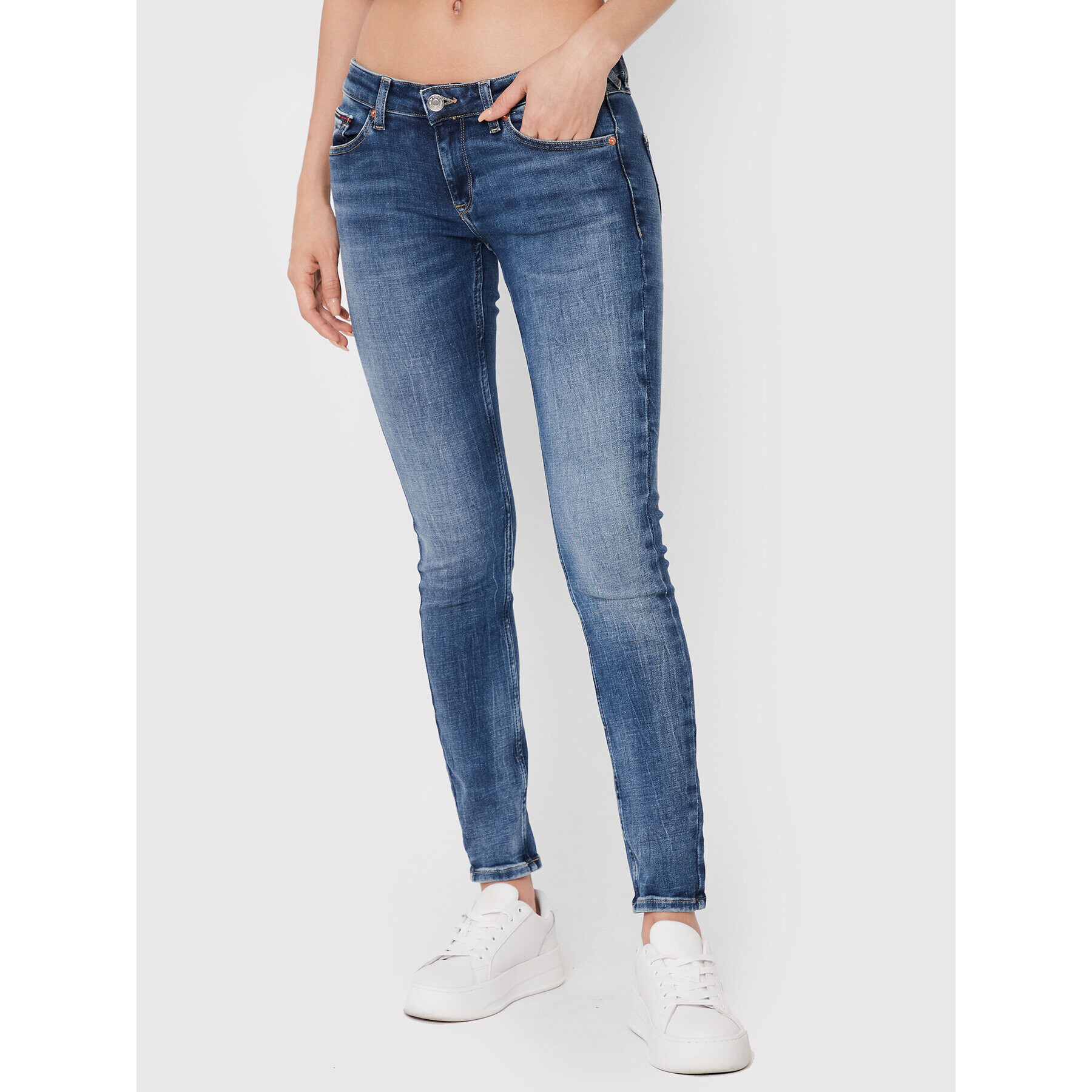 Tommy Jeans Farmer Sophie DW0DW13362 Kék Skinny Fit - Pepit.hu