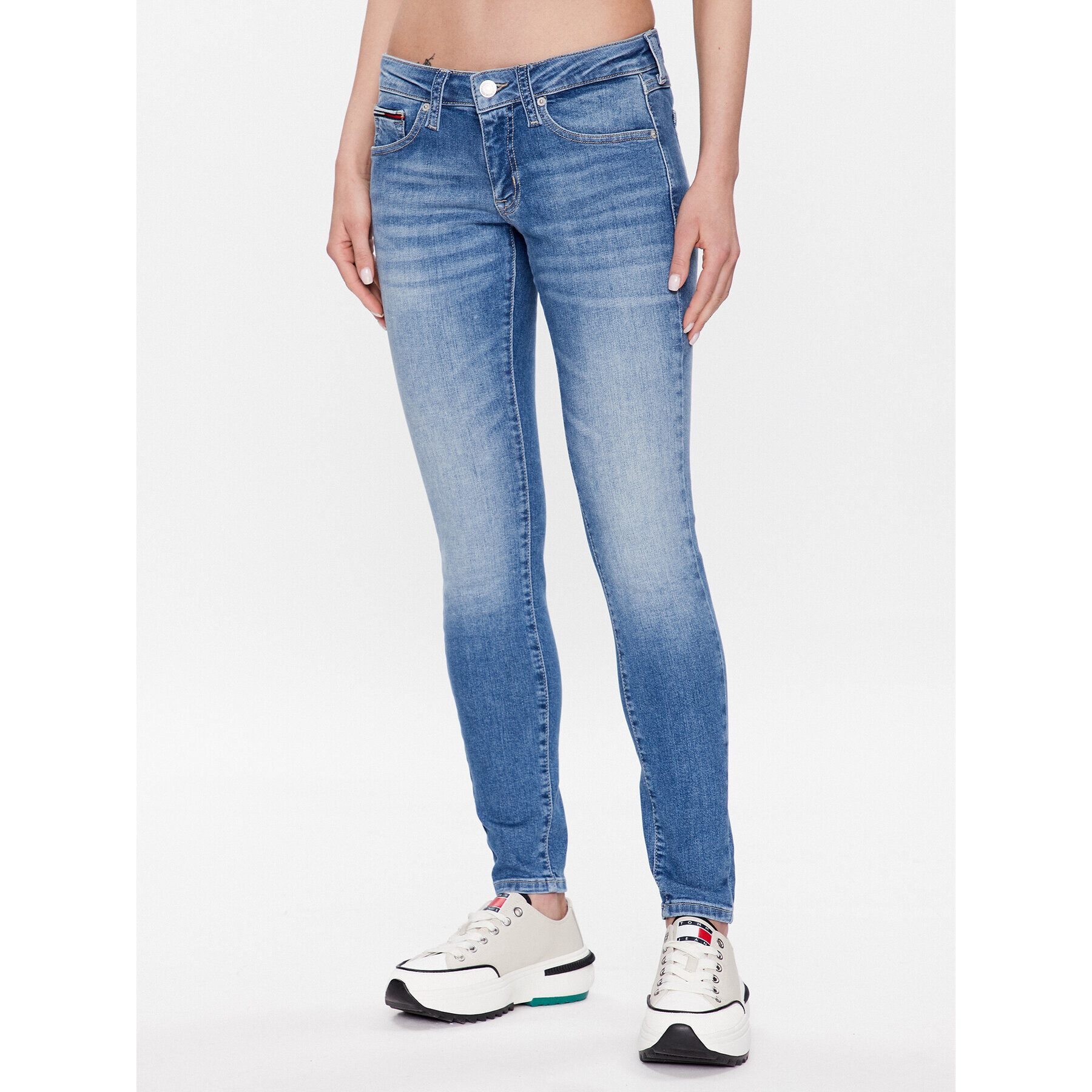 Tommy Jeans Farmer Sophie DW0DW15735 Kék Skinny Fit - Pepit.hu