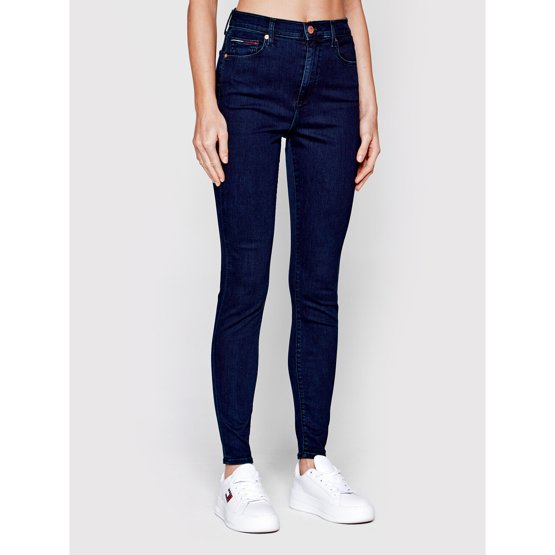 Tommy Jeans Farmer Sylvia DW0DW09211 Sötétkék Super Skinny Fit - Pepit.hu