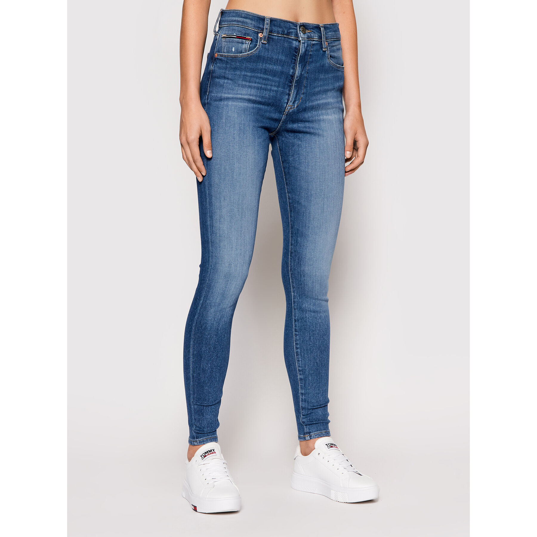 Tommy Jeans Farmer Sylvia DW0DW10267 Sötétkék Super Skinny Fit - Pepit.hu