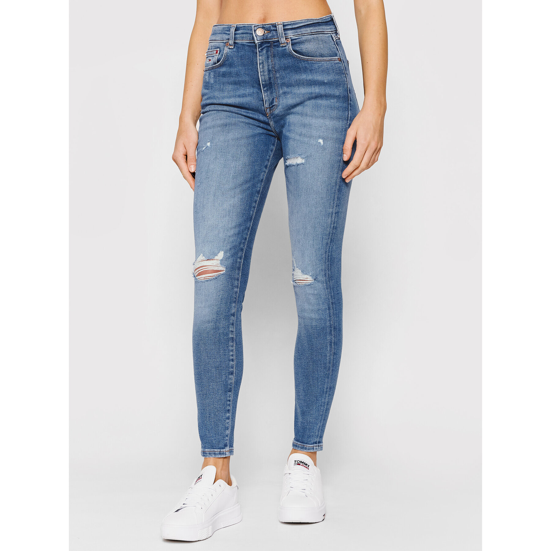 Tommy Jeans Farmer Sylvia DW0DW10304 Sötétkék Super Skinny Fit - Pepit.hu