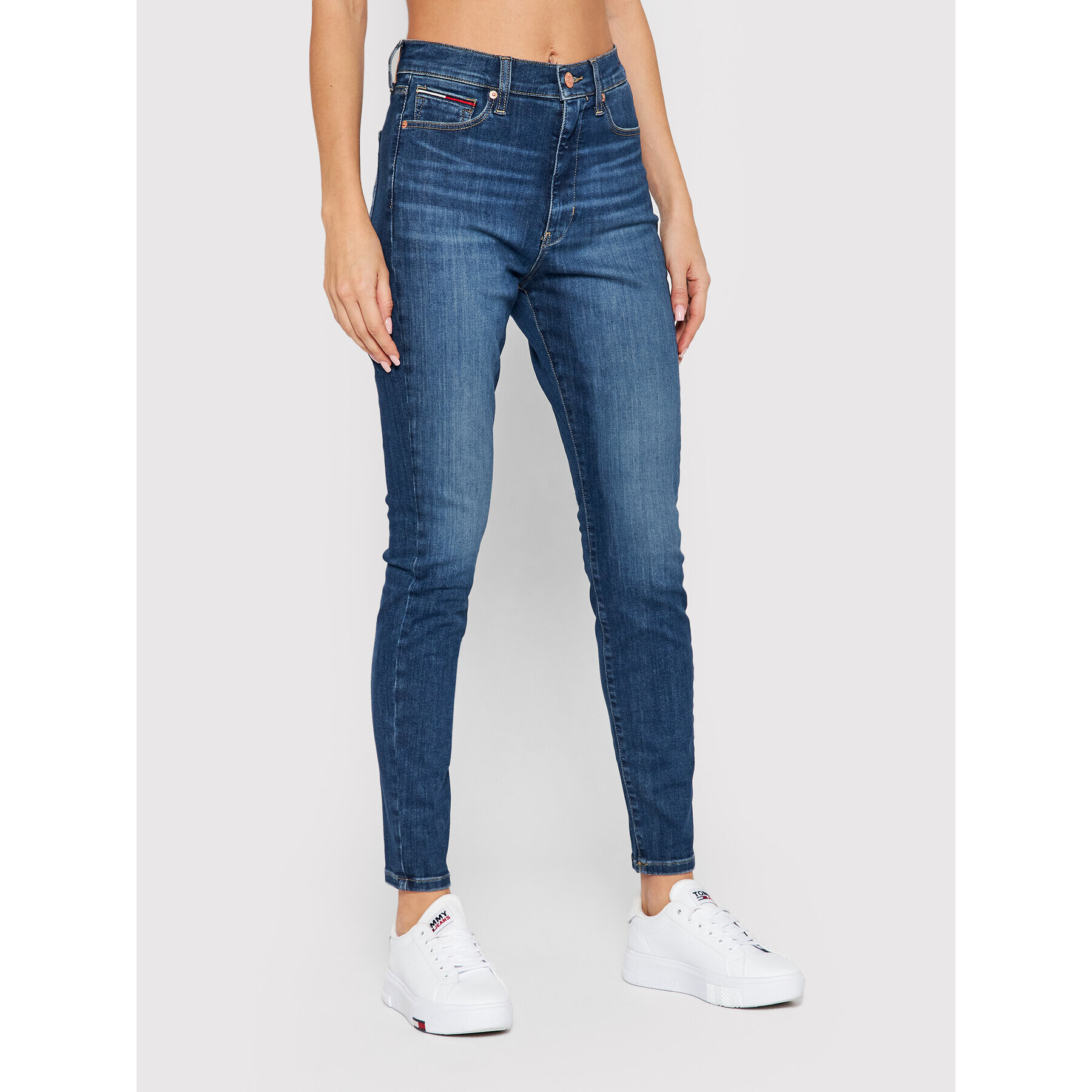 Tommy Jeans Farmer Sylvia DW0DW10868 Kék Skinny Fit - Pepit.hu