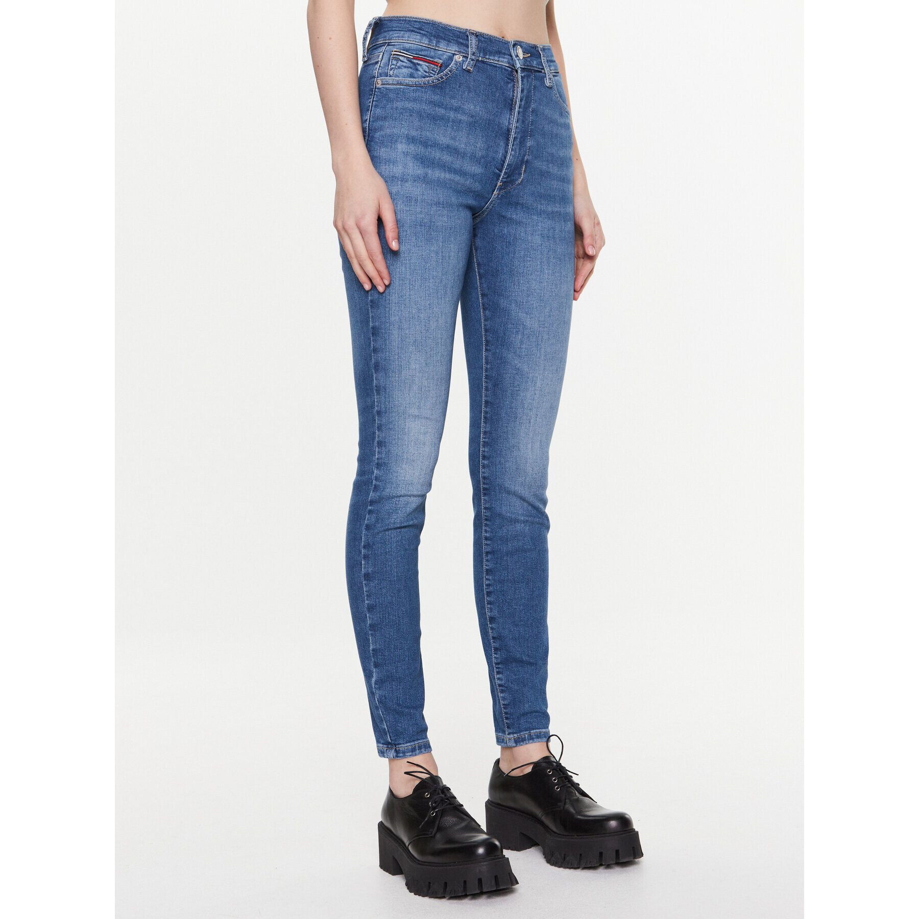 Tommy Jeans Farmer Sylvia DW0DW15491 Kék Skinny Fit - Pepit.hu