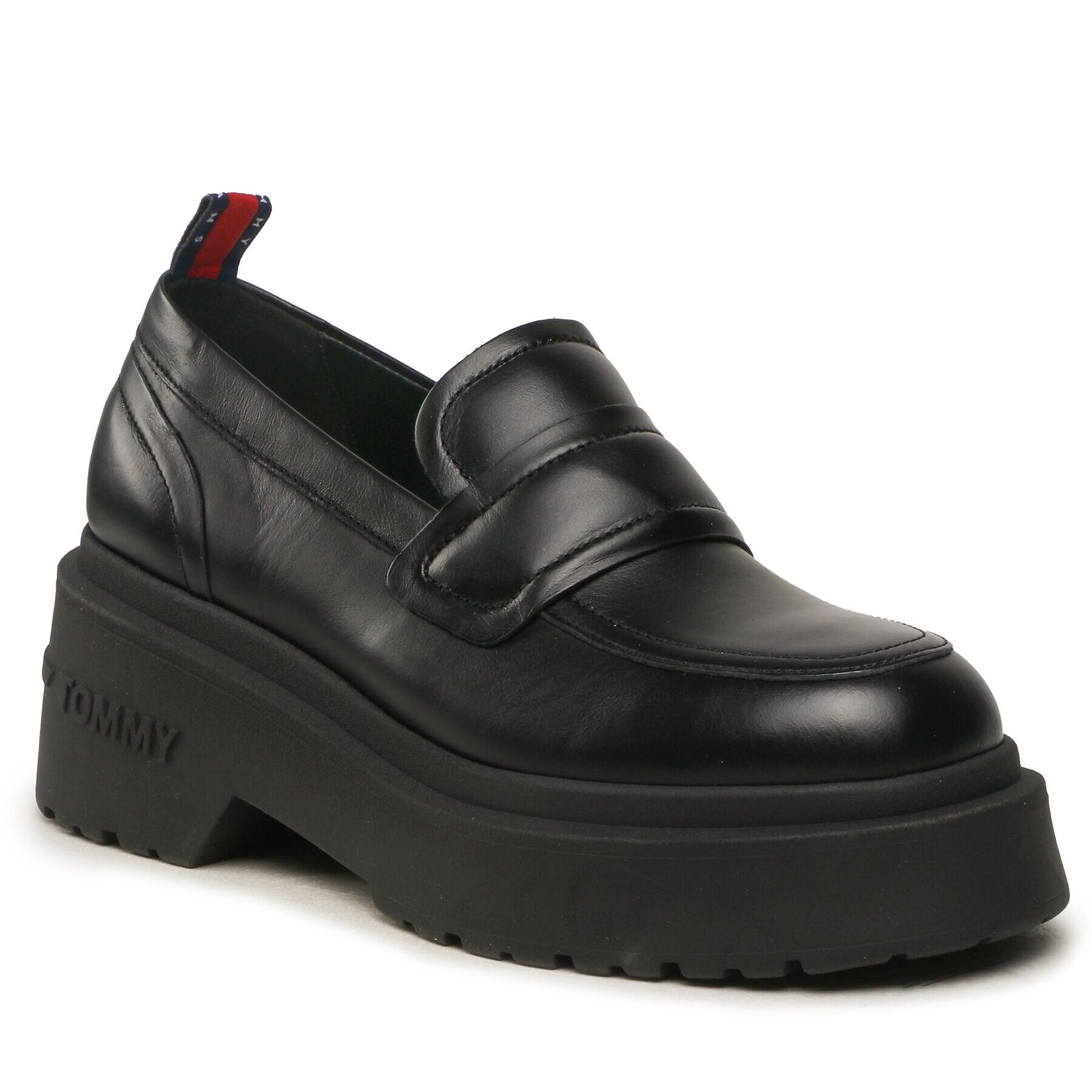 Tommy Jeans Félcipő Tjw Ava Loafer EN0EN02218 Fekete - Pepit.hu