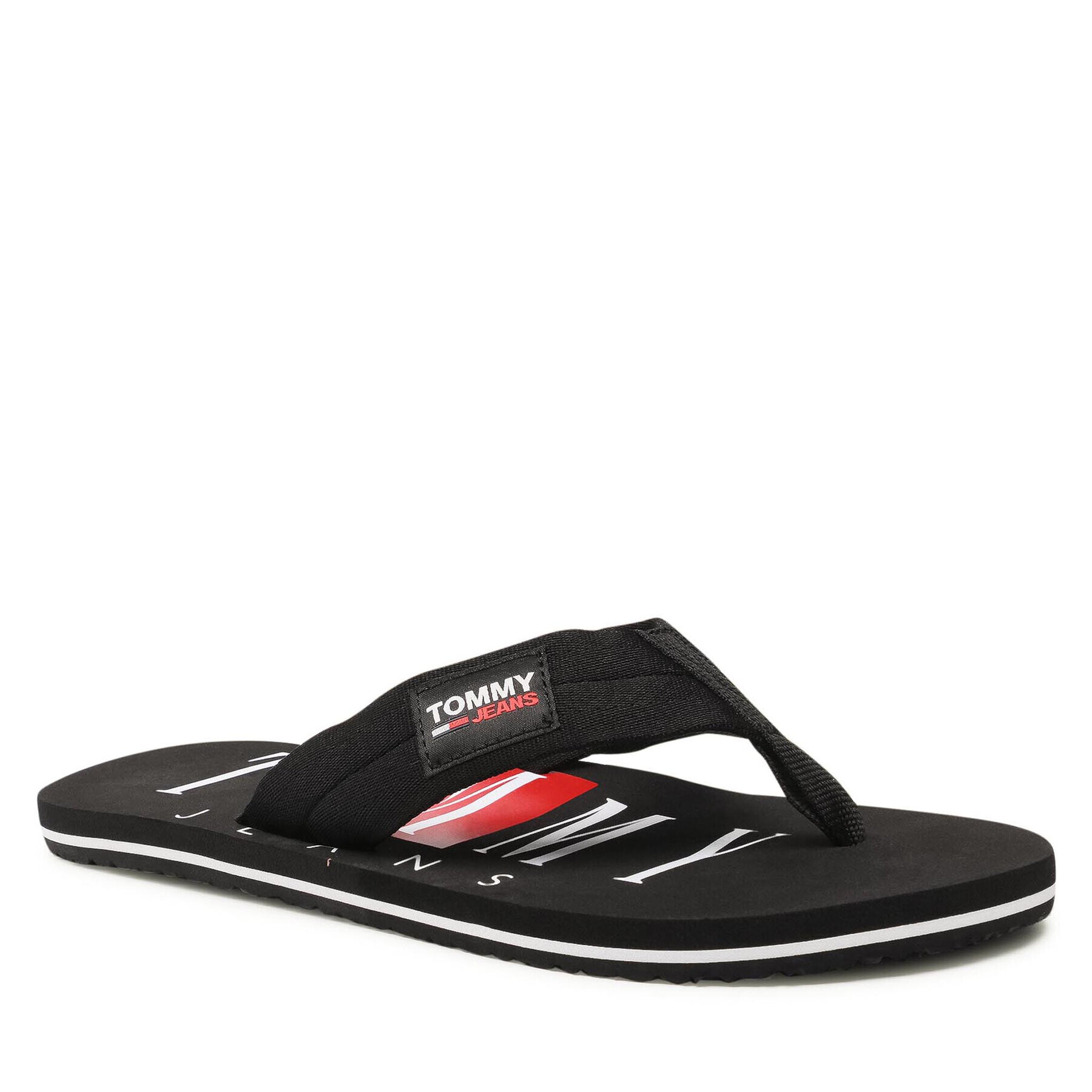 Tommy Jeans Flip-flops Beach Sandal EM0EM00691 Fekete - Pepit.hu