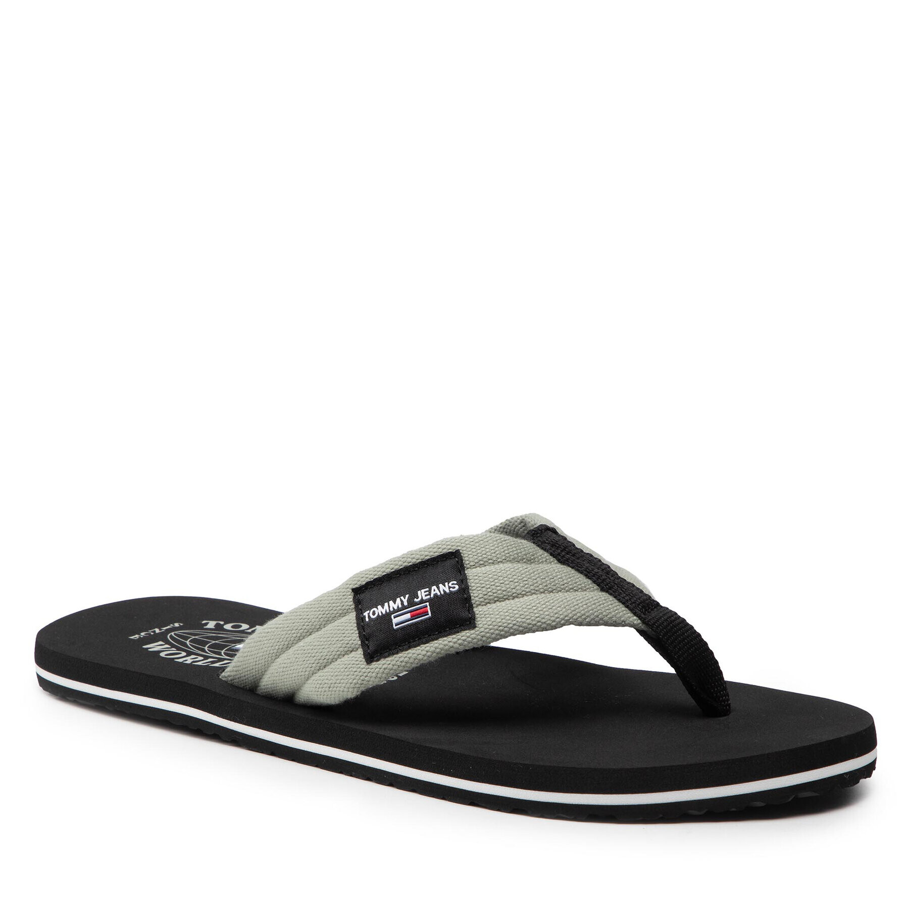 Tommy Jeans Flip-flops Beach Sandal EM0EM01002 Zöld - Pepit.hu