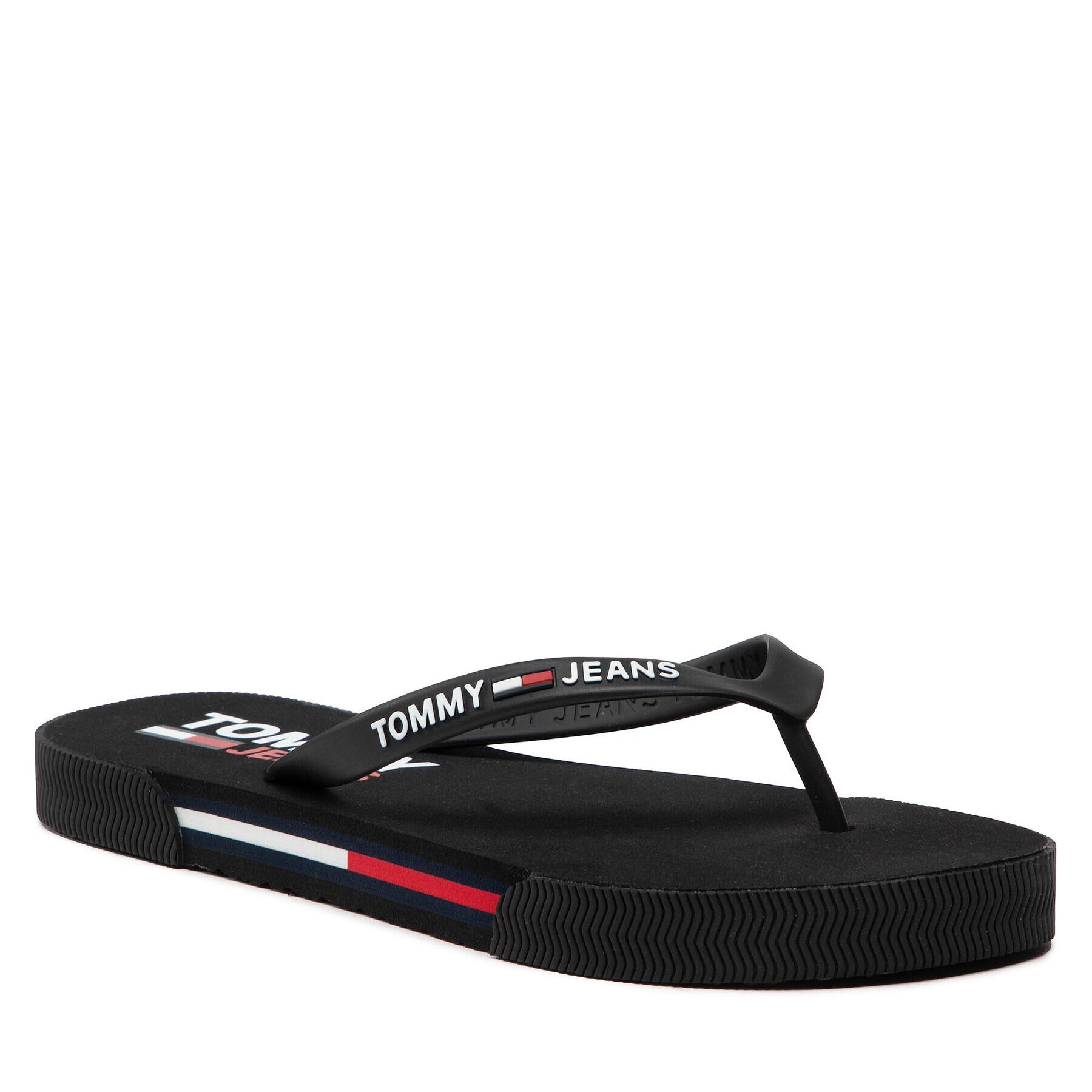 Tommy Jeans Flip-flops Flag Beach Sandal EN0EN01855 Fekete - Pepit.hu