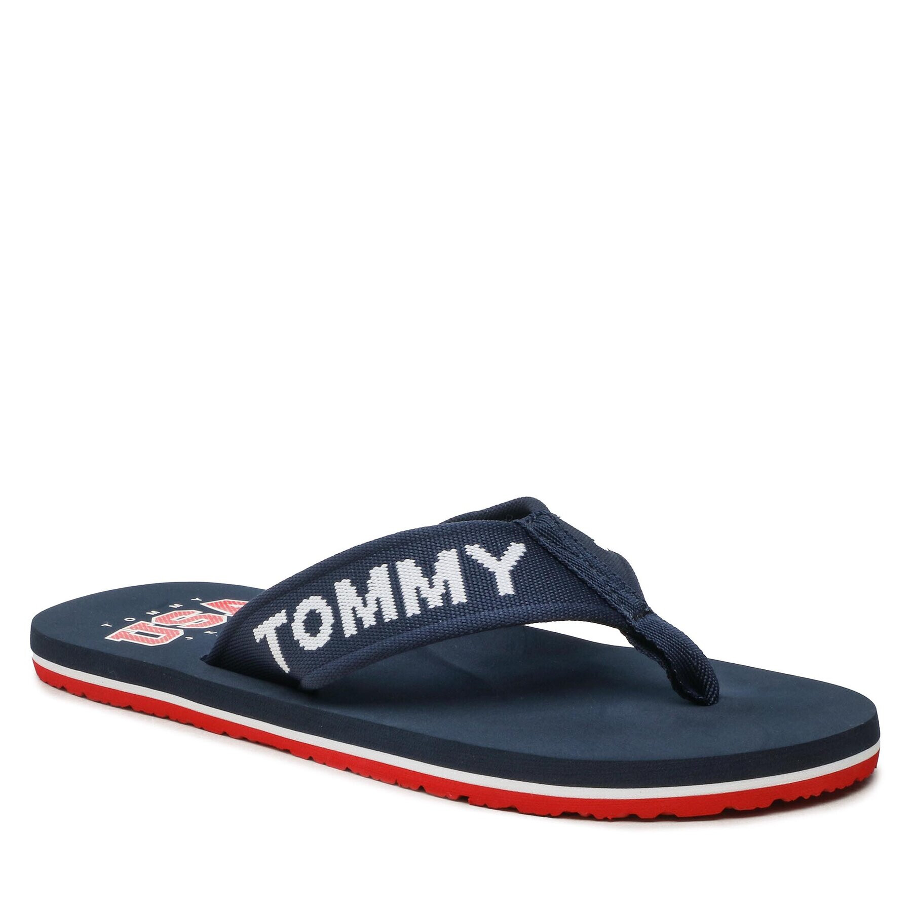 Tommy Jeans Flip-flops Flip Flop Logo Tape EM0EM01147 Sötétkék - Pepit.hu