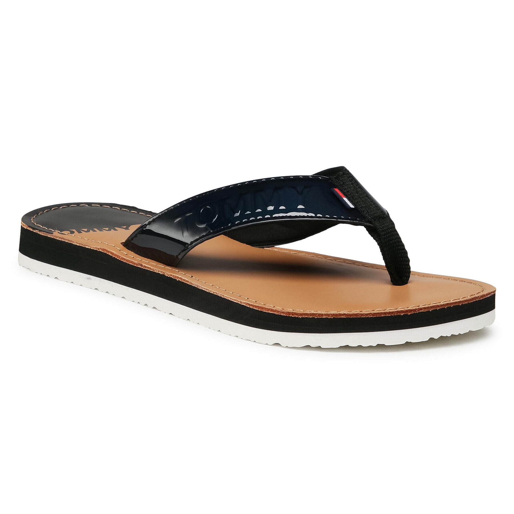 Tommy Jeans Flip-flops Iridescent Beach Sandal EN0EN01298 Fekete - Pepit.hu