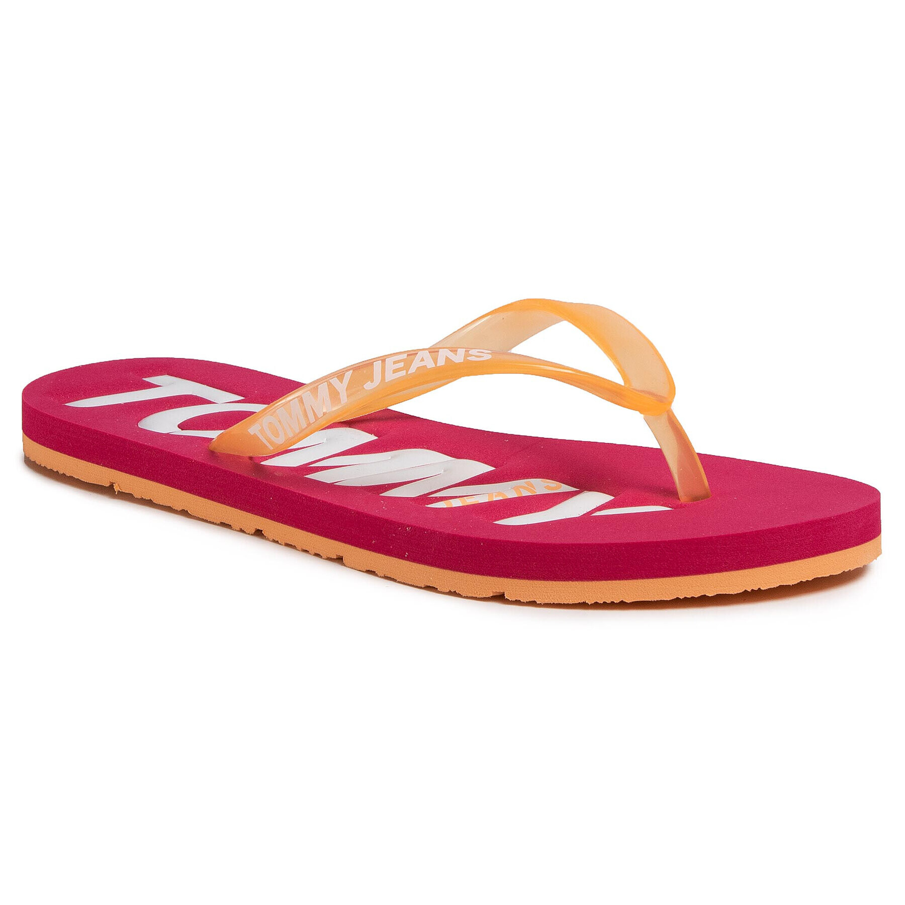 Tommy Jeans Flip-flops Pop Color Beach Sandal EN0EN00849 Narancssárga - Pepit.hu