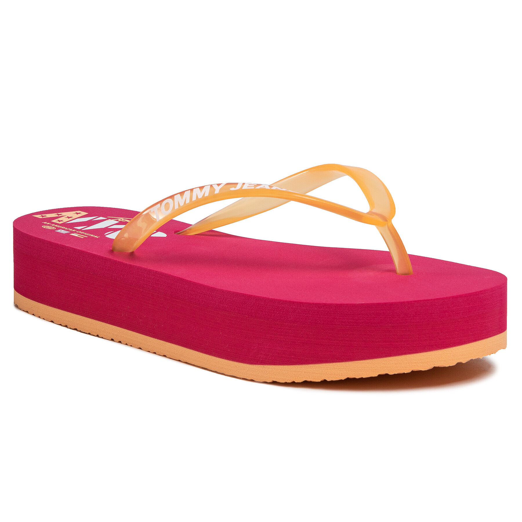 Tommy Jeans Flip-flops Pop Color Mid Beach Sandal EN0EN00853 Narancssárga - Pepit.hu