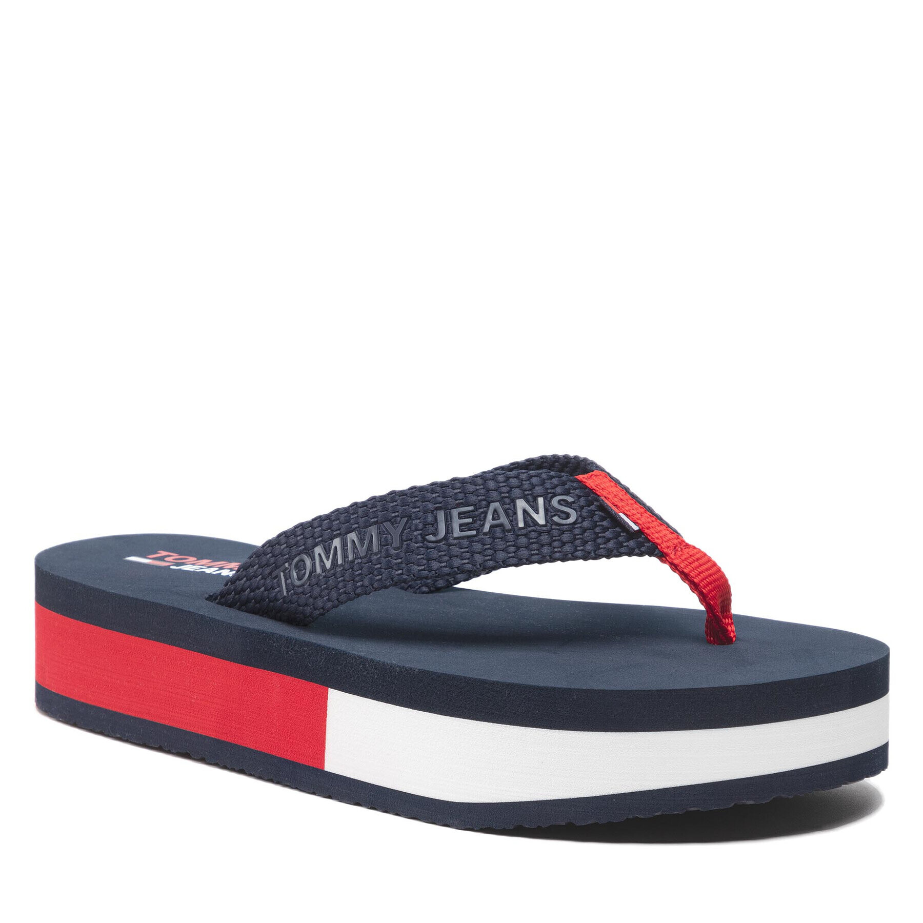 Tommy Jeans Flip-flops Webbing Mid Beach Sandal EN0EN01819 Sötétkék - Pepit.hu