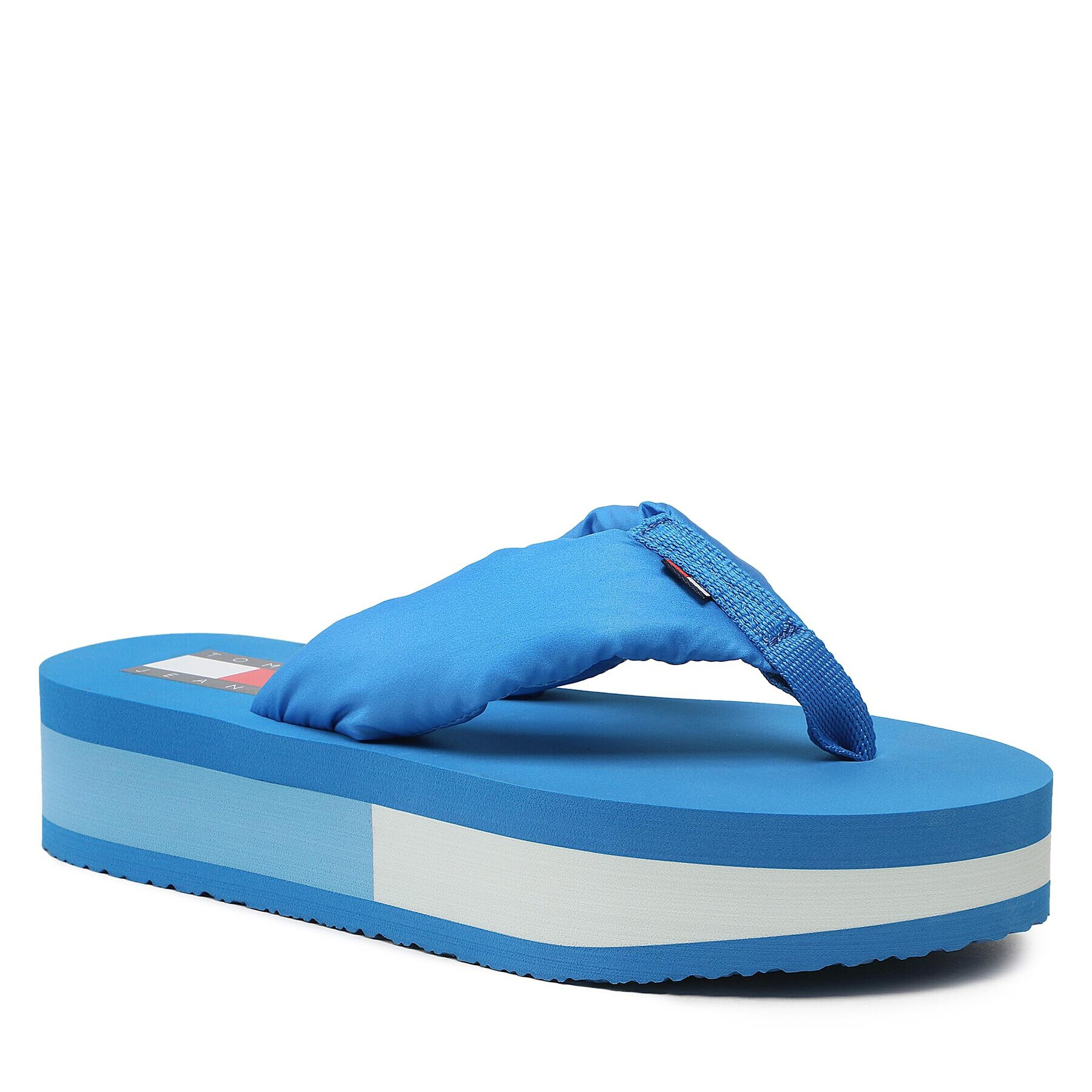 Tommy Jeans Flip-flops Webbing Mid Beach Sndl Nw Strip EN0EN02114 Kék - Pepit.hu