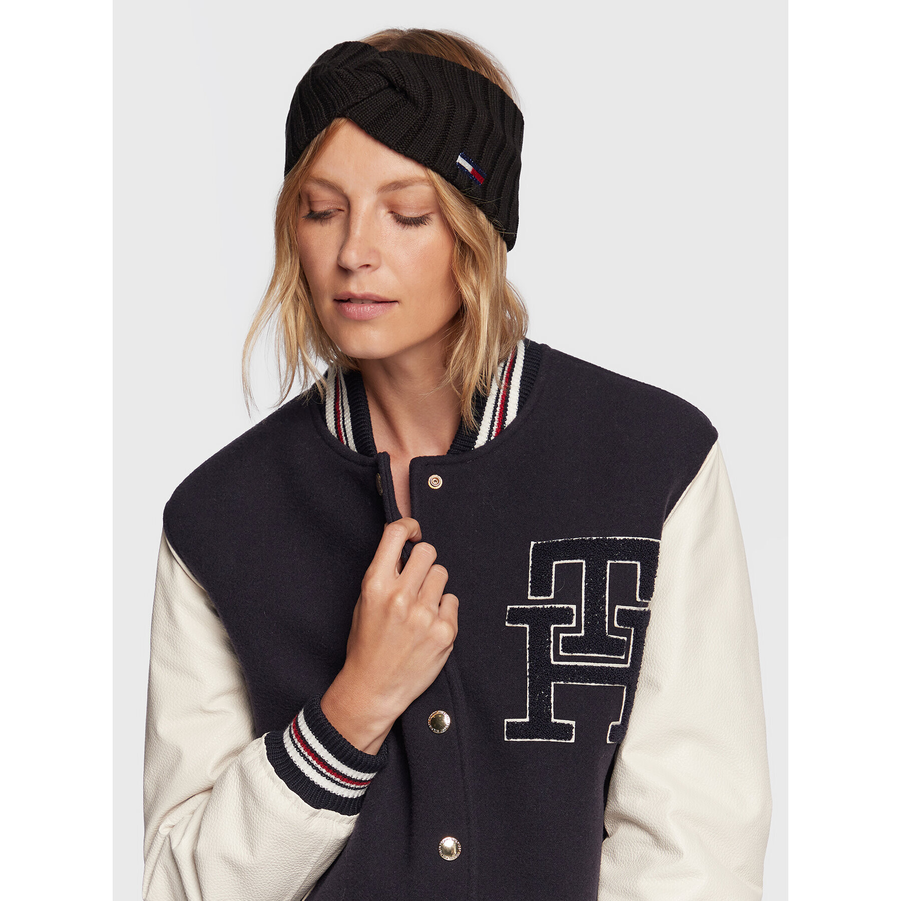 Tommy Jeans Hajszalag AW0AW12629 Fekete - Pepit.hu