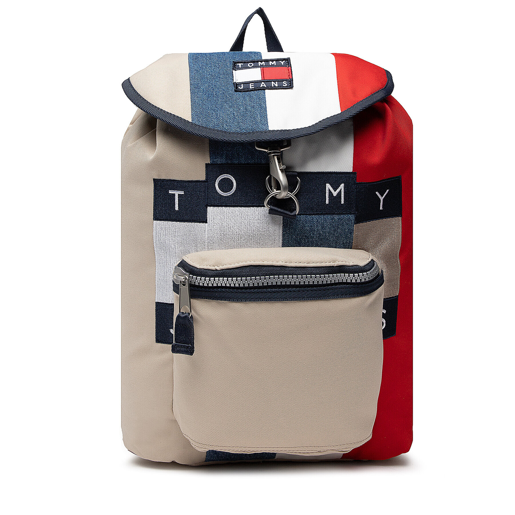 Tommy Jeans Hátizsák Tjm Heritage Flap Backpack Vars. AM0AM08861 Bézs - Pepit.hu