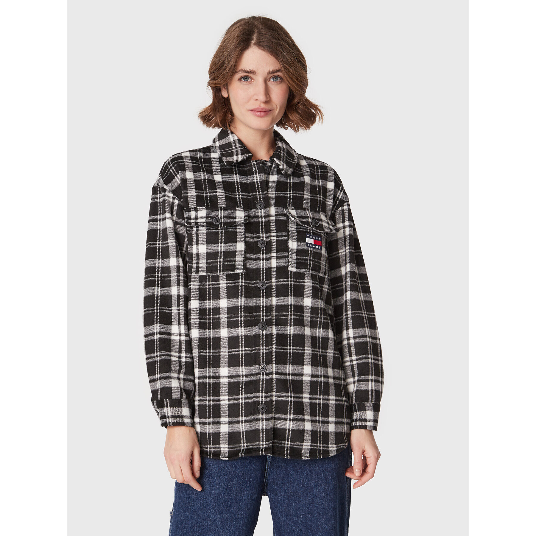 Tommy Jeans Ing DW0DW15035 Fekete Relaxed Fit - Pepit.hu