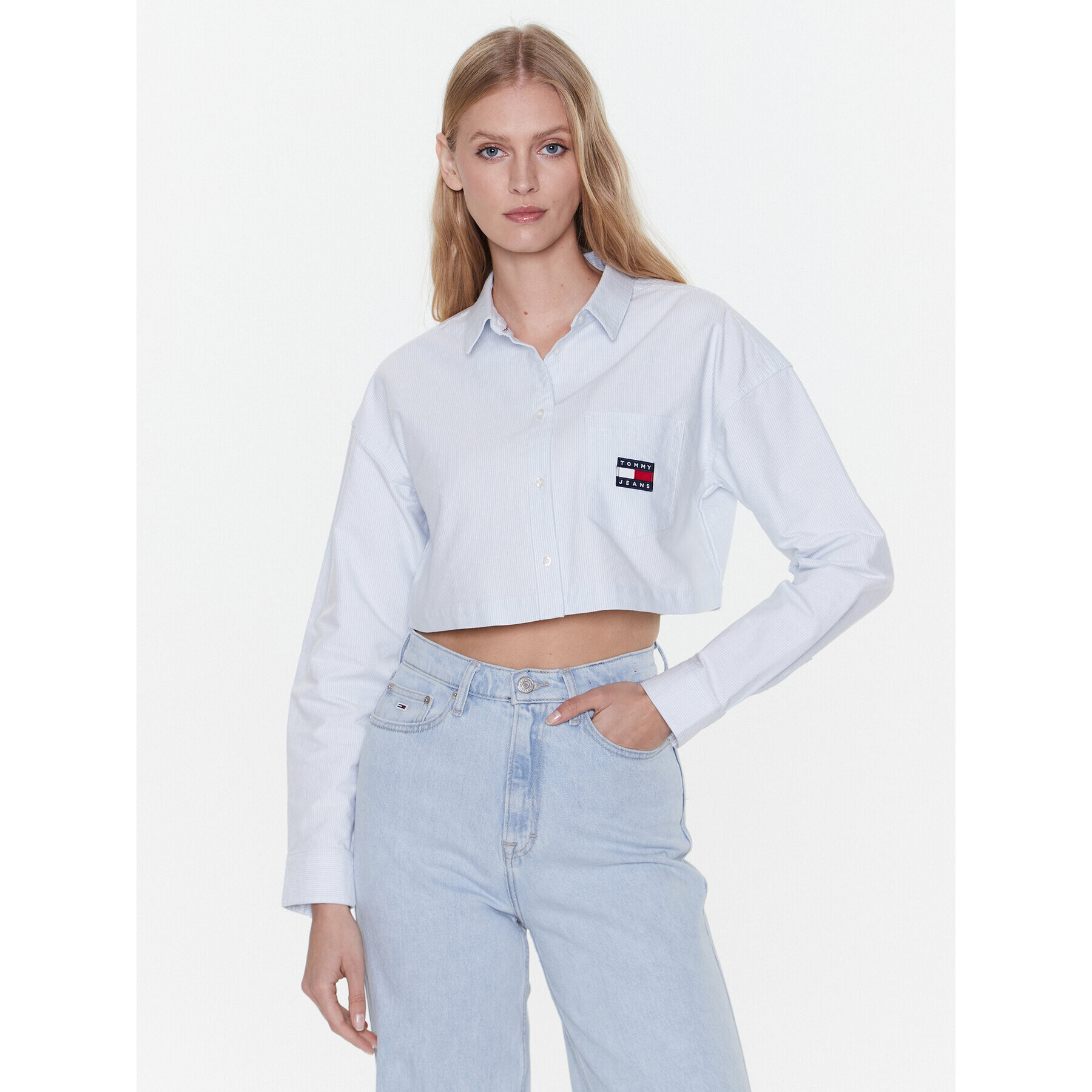 Tommy Jeans Ing DW0DW15040 Kék Cropped Fit - Pepit.hu