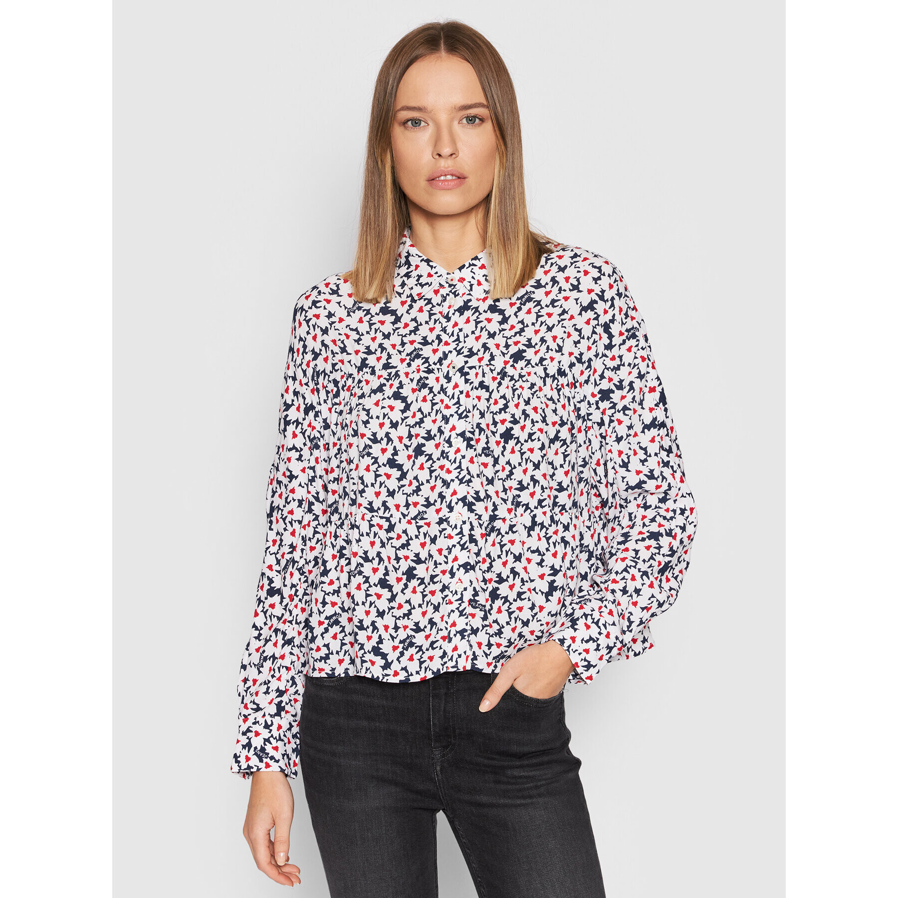 Tommy Jeans Ing Tjw Printed DW0DW10649 Színes Regular Fit - Pepit.hu