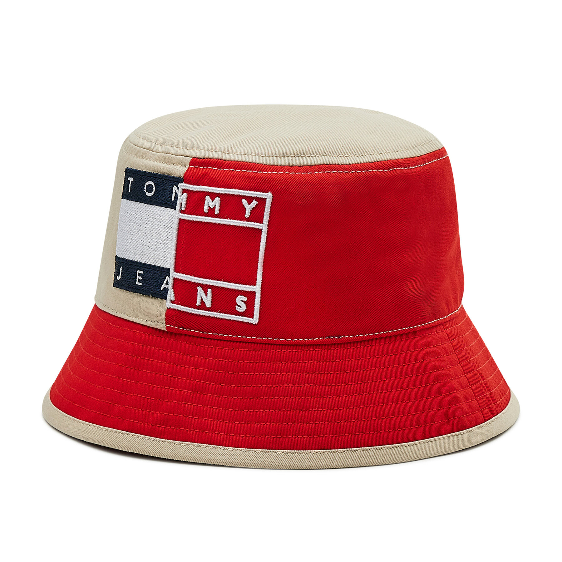 Tommy Jeans Kalap Tjw Heritage Bucket Splice AW0AW11768 Piros - Pepit.hu