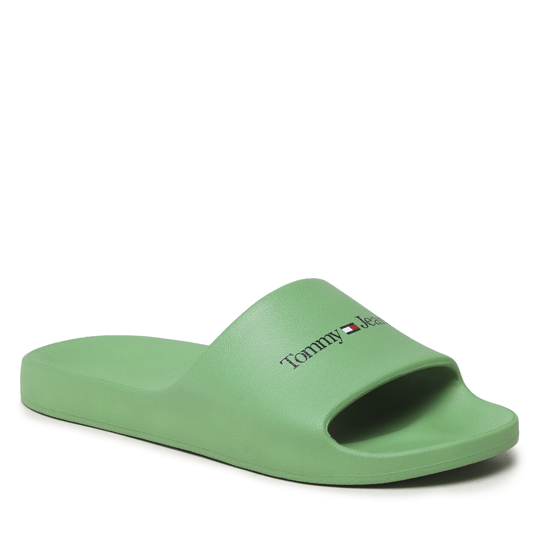 Tommy Jeans Papucs Basic Slide EM0EM01144 Zöld - Pepit.hu