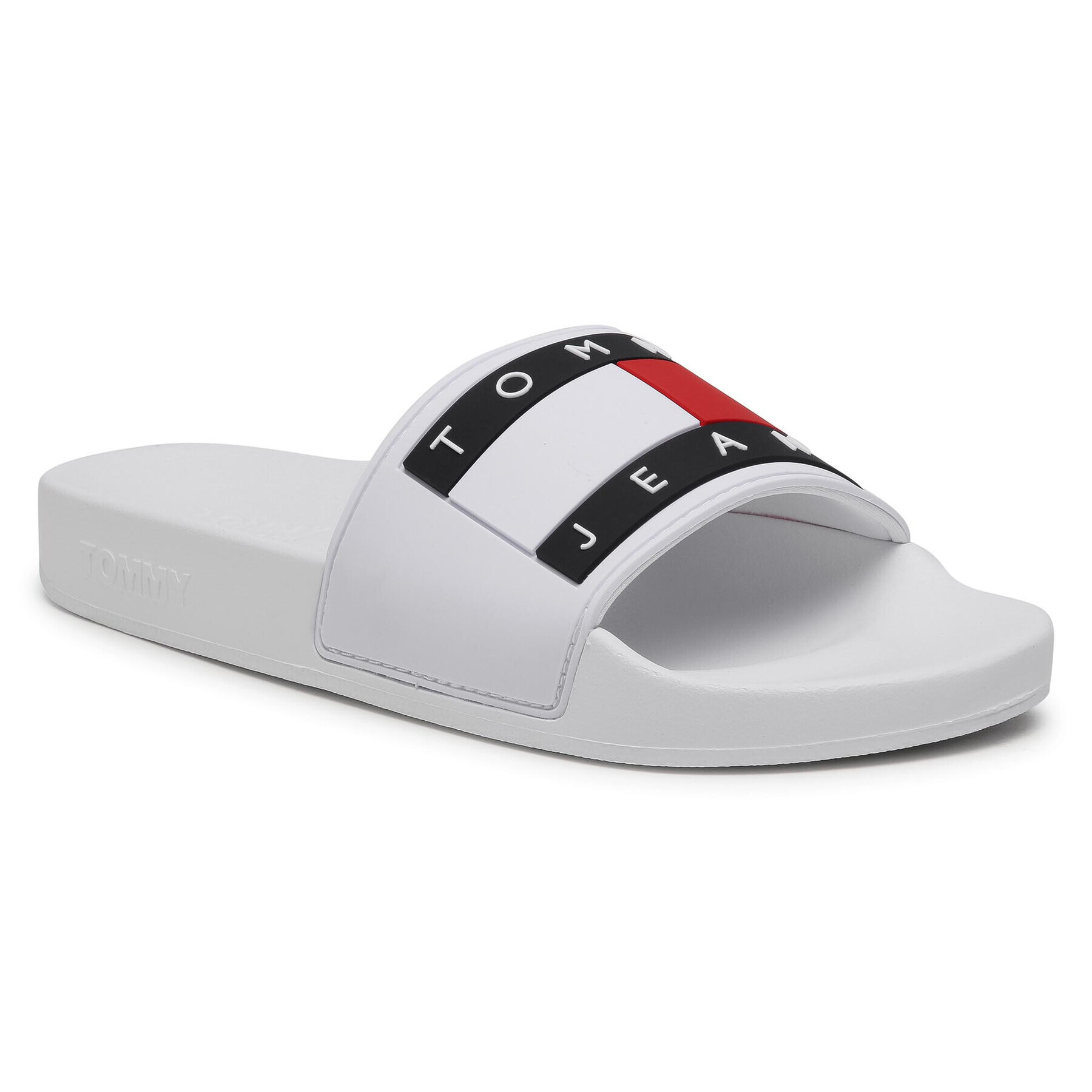 Tommy Jeans Papucs Flag Pool Slide EN0EN01378 Fehér - Pepit.hu