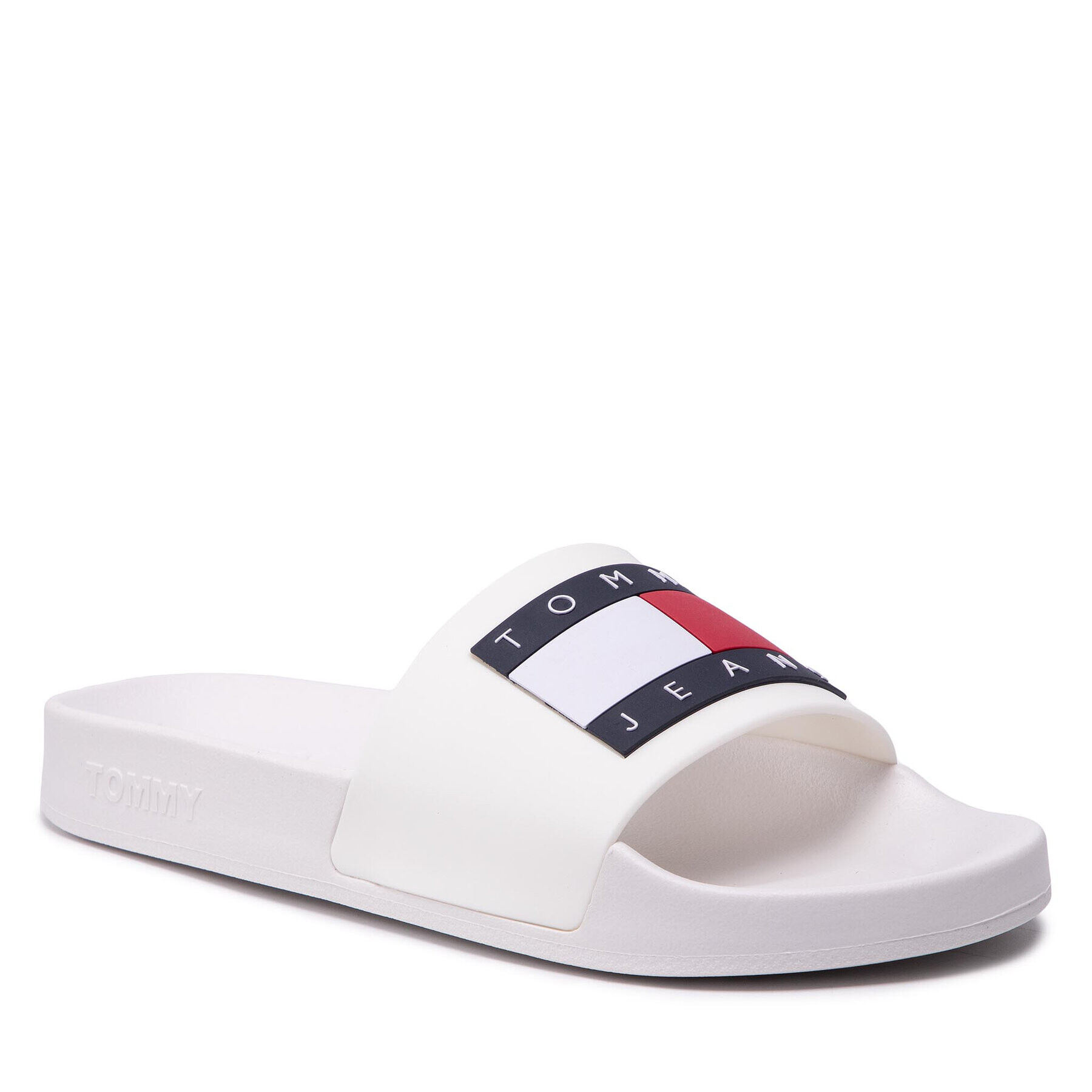 Tommy Jeans Papucs Flag Pool Slide EN0EN01889 Fehér - Pepit.hu