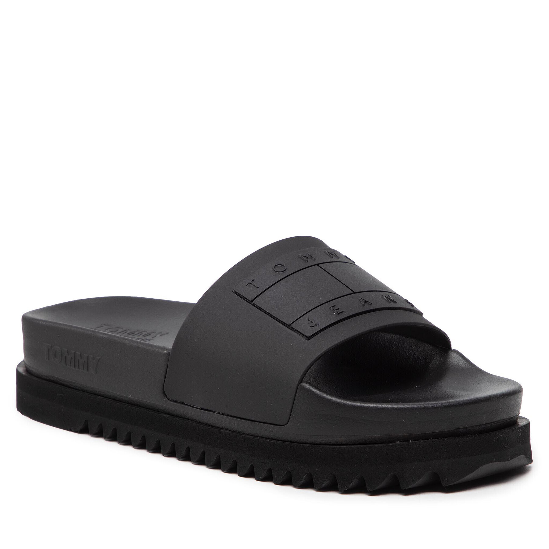 Tommy Jeans Papucs Flatform Pool Slide EN0EN01820 Fekete - Pepit.hu